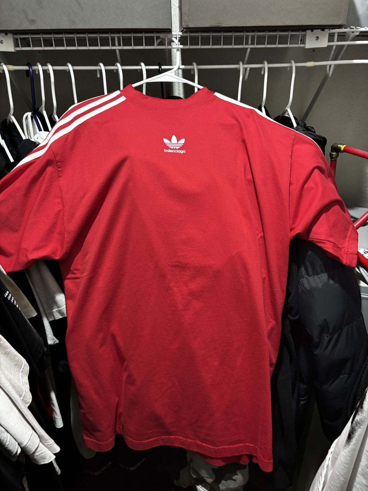 Adidas × Balenciaga Balenciaga Adidas Oversized T-shirt Size US M / EU 48-50 / 2 - 1 Thumbnail