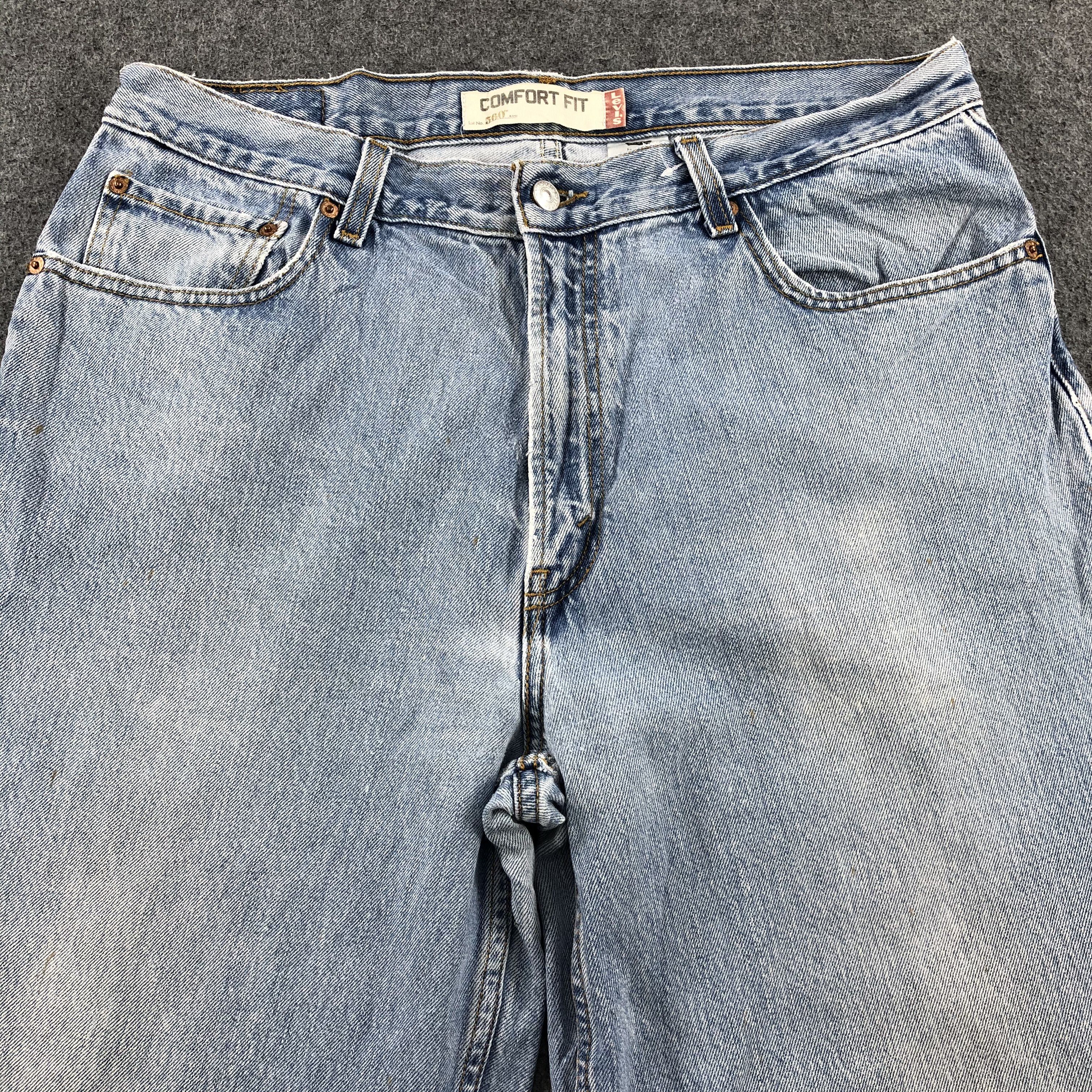 Levi's × Vintage Vintage Light Wash Levis 560 Jeans-JM1753 Size US 37 - 3 Thumbnail