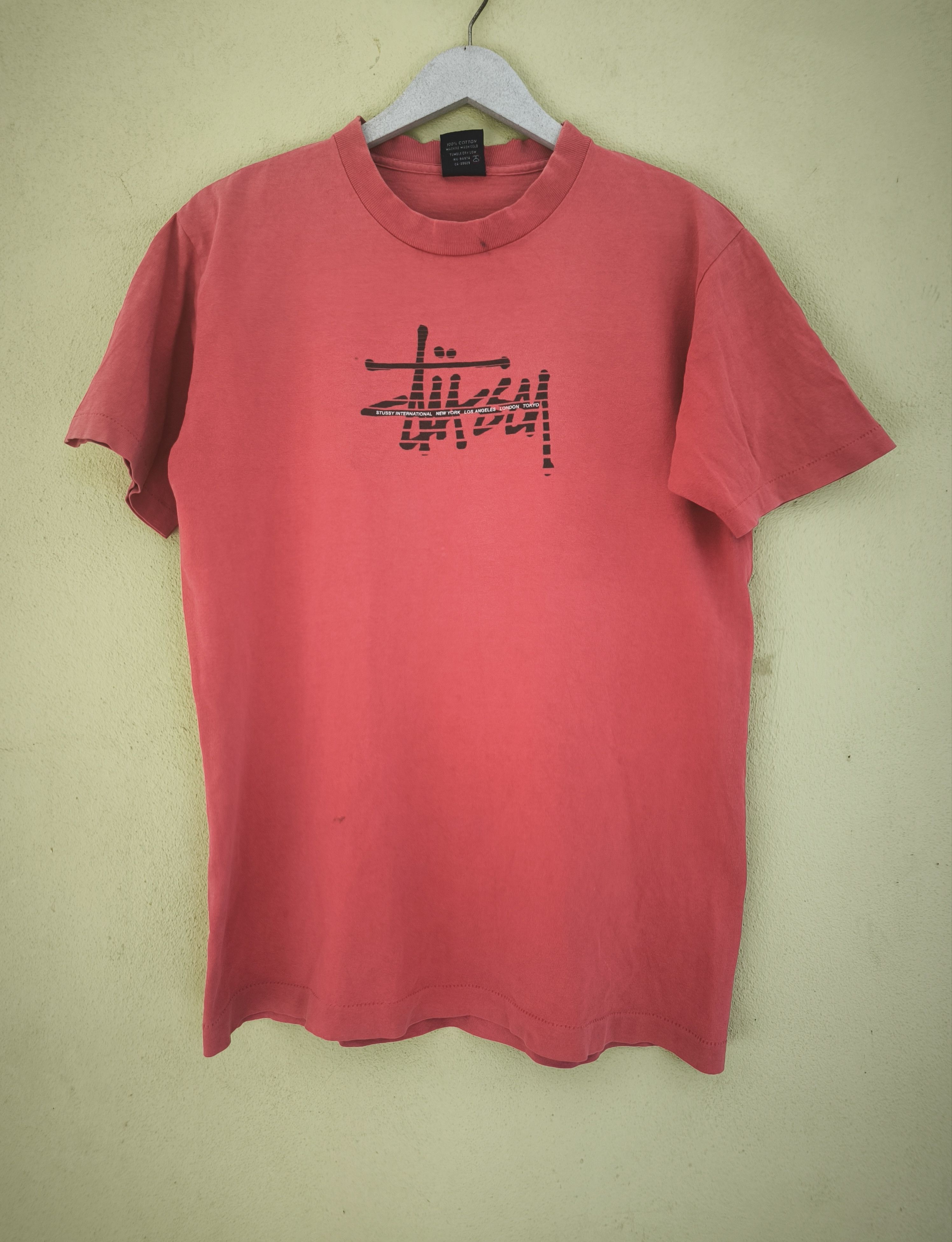 Stussy Vtg 90's STUSSY made in USA single stitch tee Size US M / EU 48-50 / 2 - 1 Thumbnail
