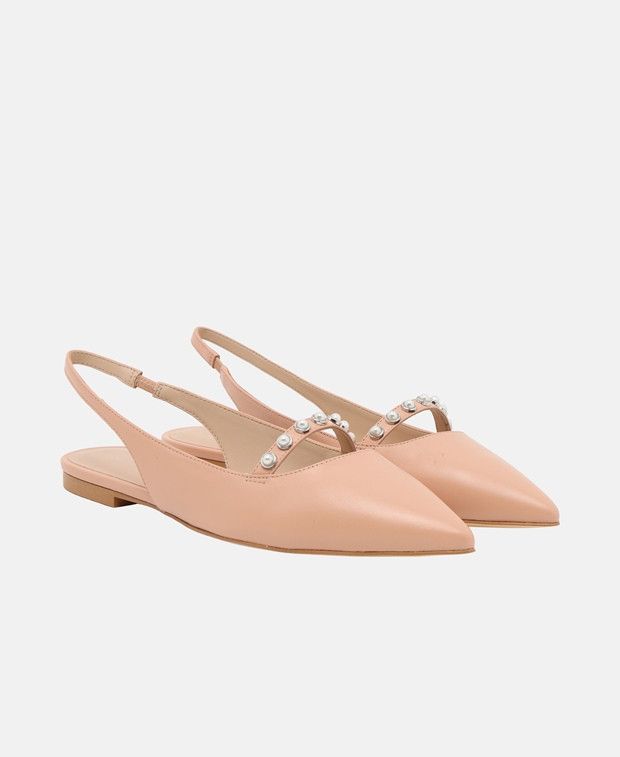 Stuart Weitzman Pearl Sling ballerina Size US 10 / IT 40 - 1 Thumbnail