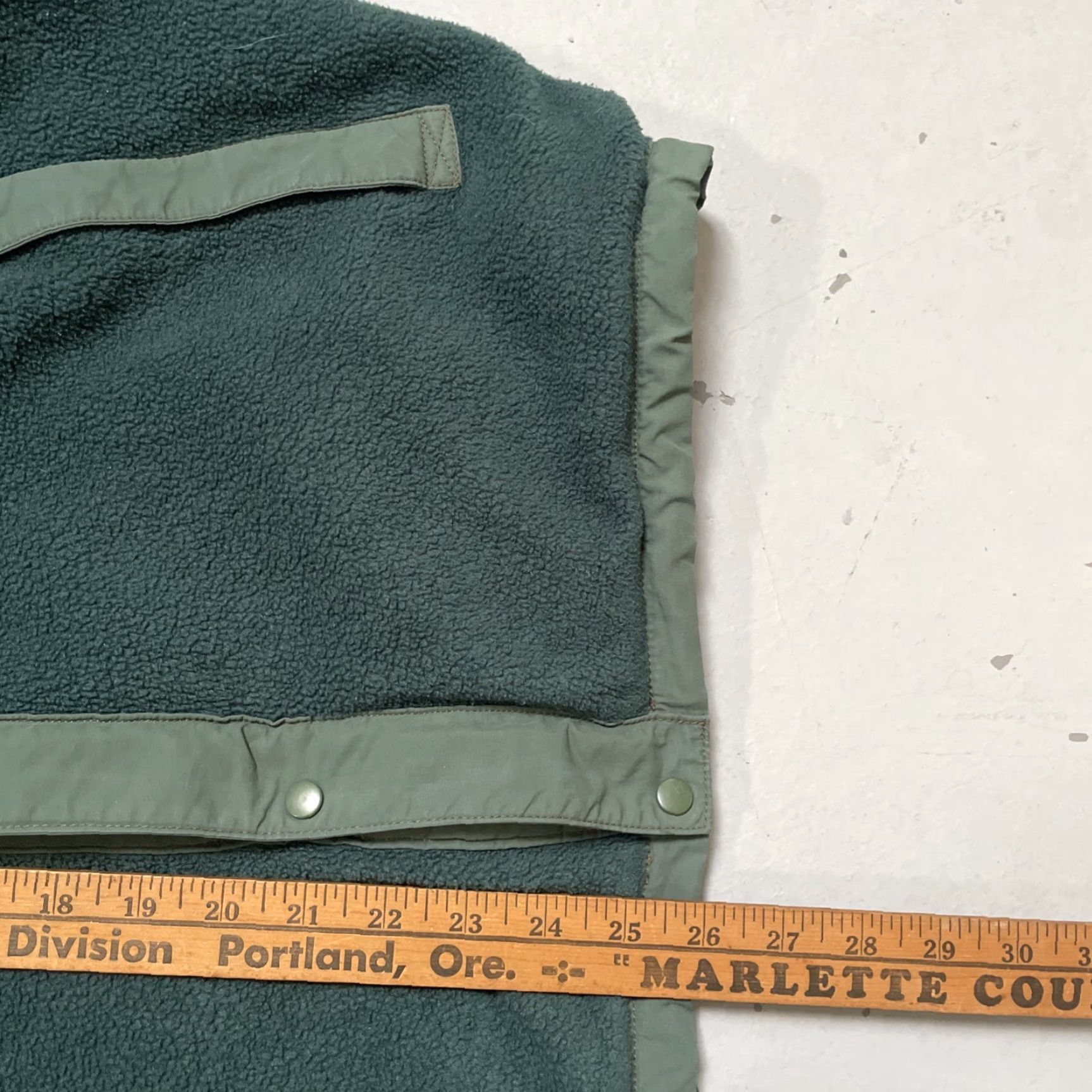 Montbell VINTAGE Montbell Polartec Fleece Jacket Snap Full Zip M-L Green Unisex Adults 1990s 80s Synchilla Outdoor Ski Camp Gorp Leisure Mens Womens Size US M / EU 48-50 / 2 - 5 Thumbnail