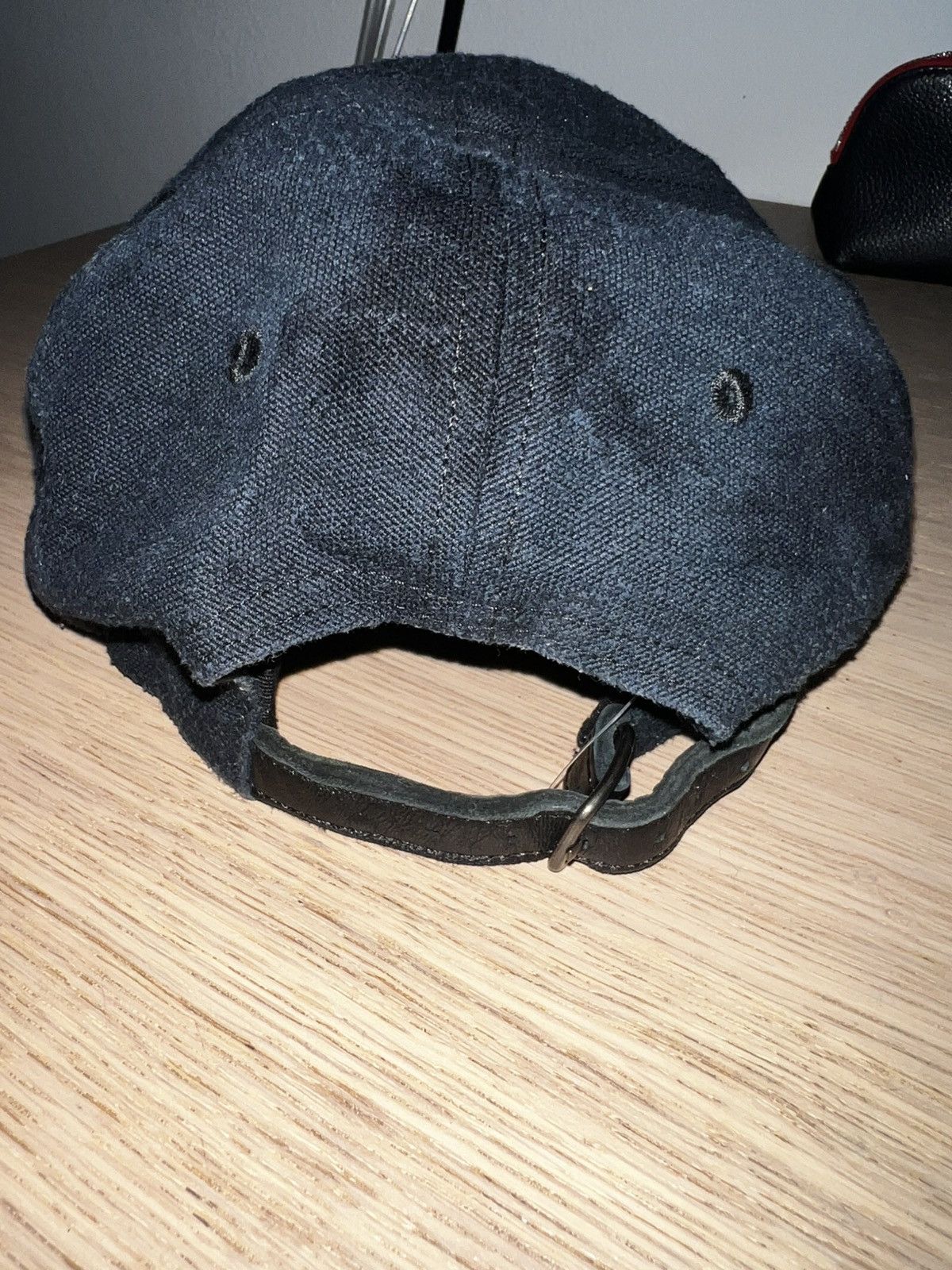 Supreme Supreme Waxed Wool 6 Panel Cap Black Size ONE SIZE - 2 Thumbnail