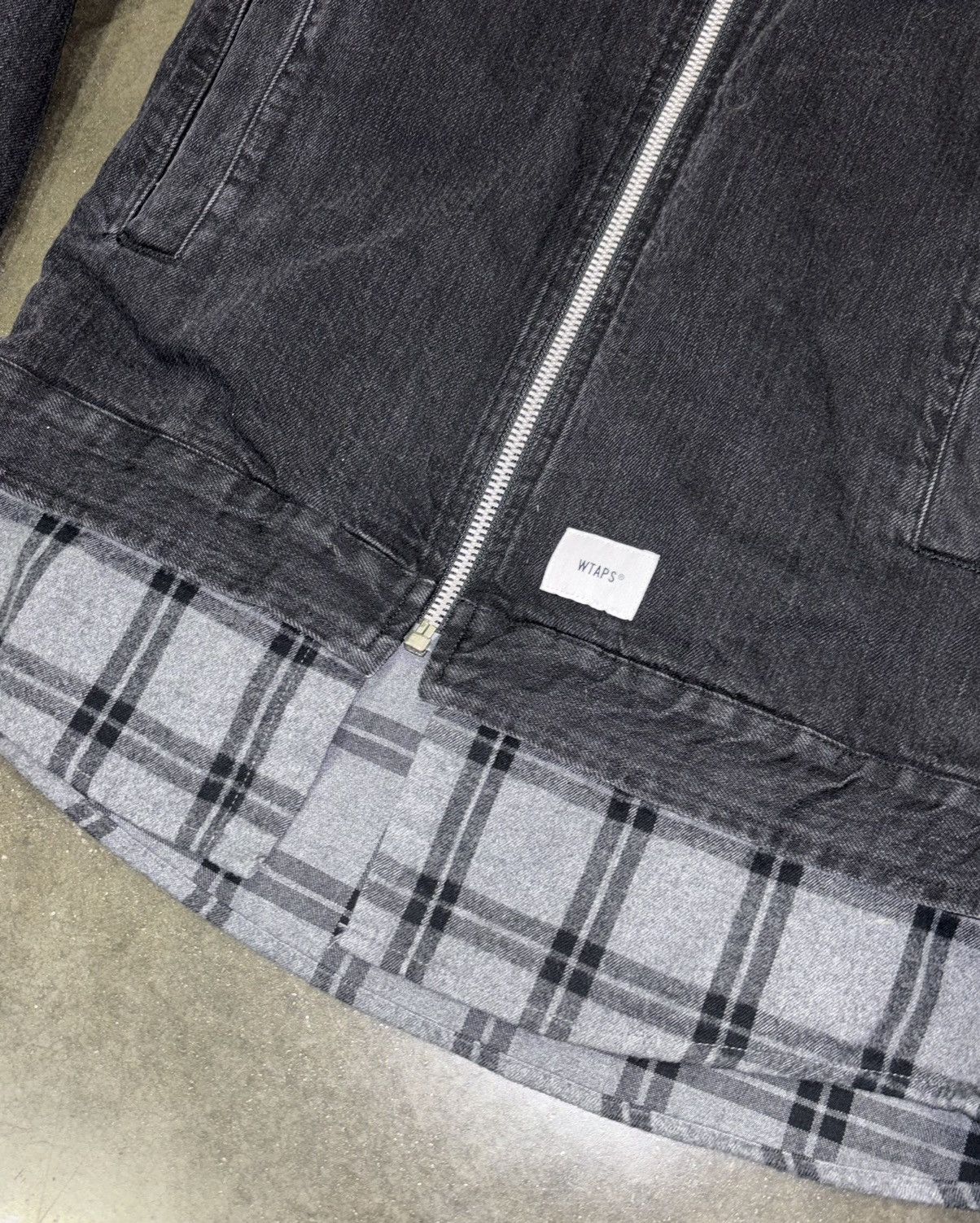 Wtaps Wtaps Denim Quilted Jacket w/ Detachable Fur Collar Size US M / EU 48-50 / 2 - 2 Thumbnail