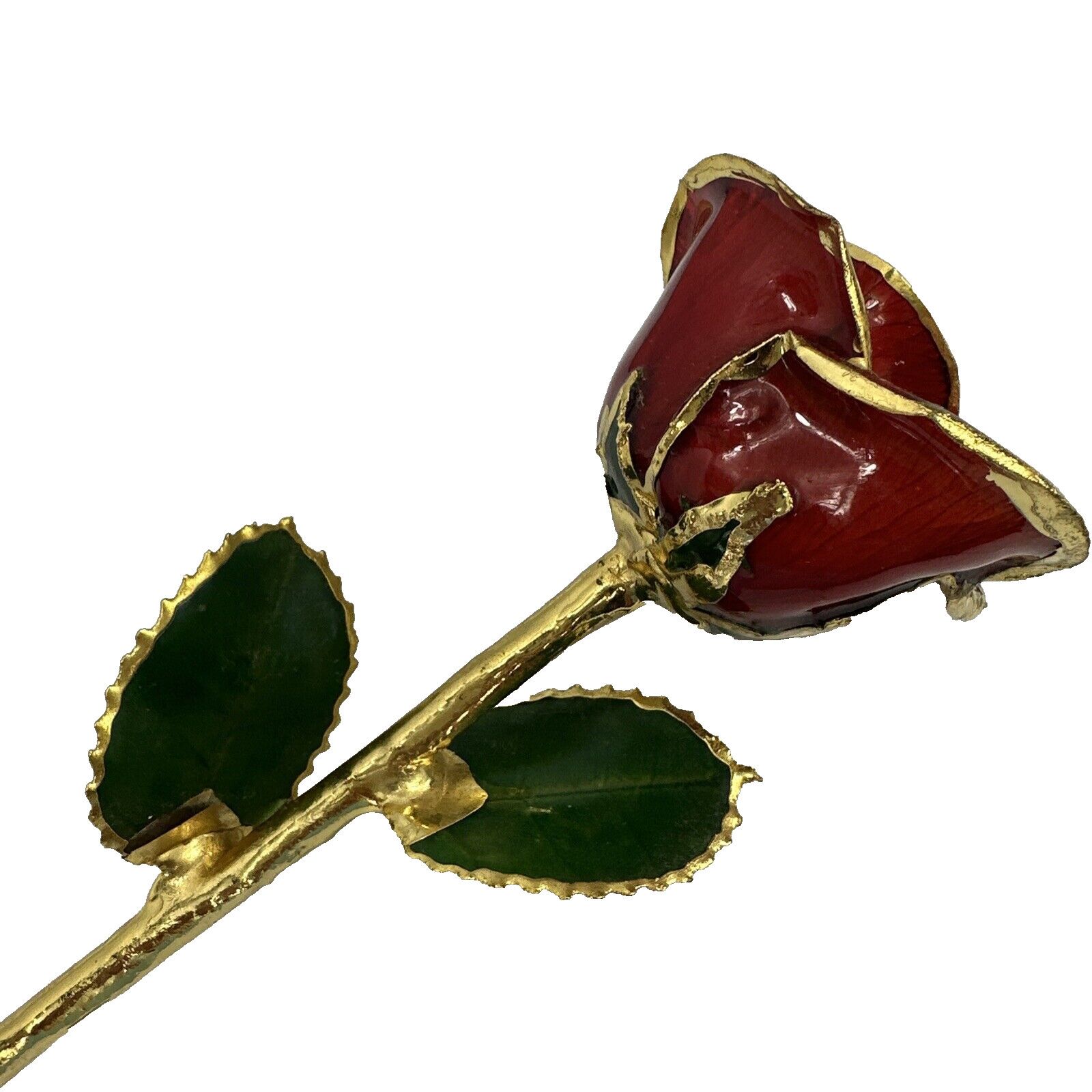 Other 24K Gold Real Rose Dipped in Ruby Lacquered last forever Size ONE SIZE - 5 Thumbnail