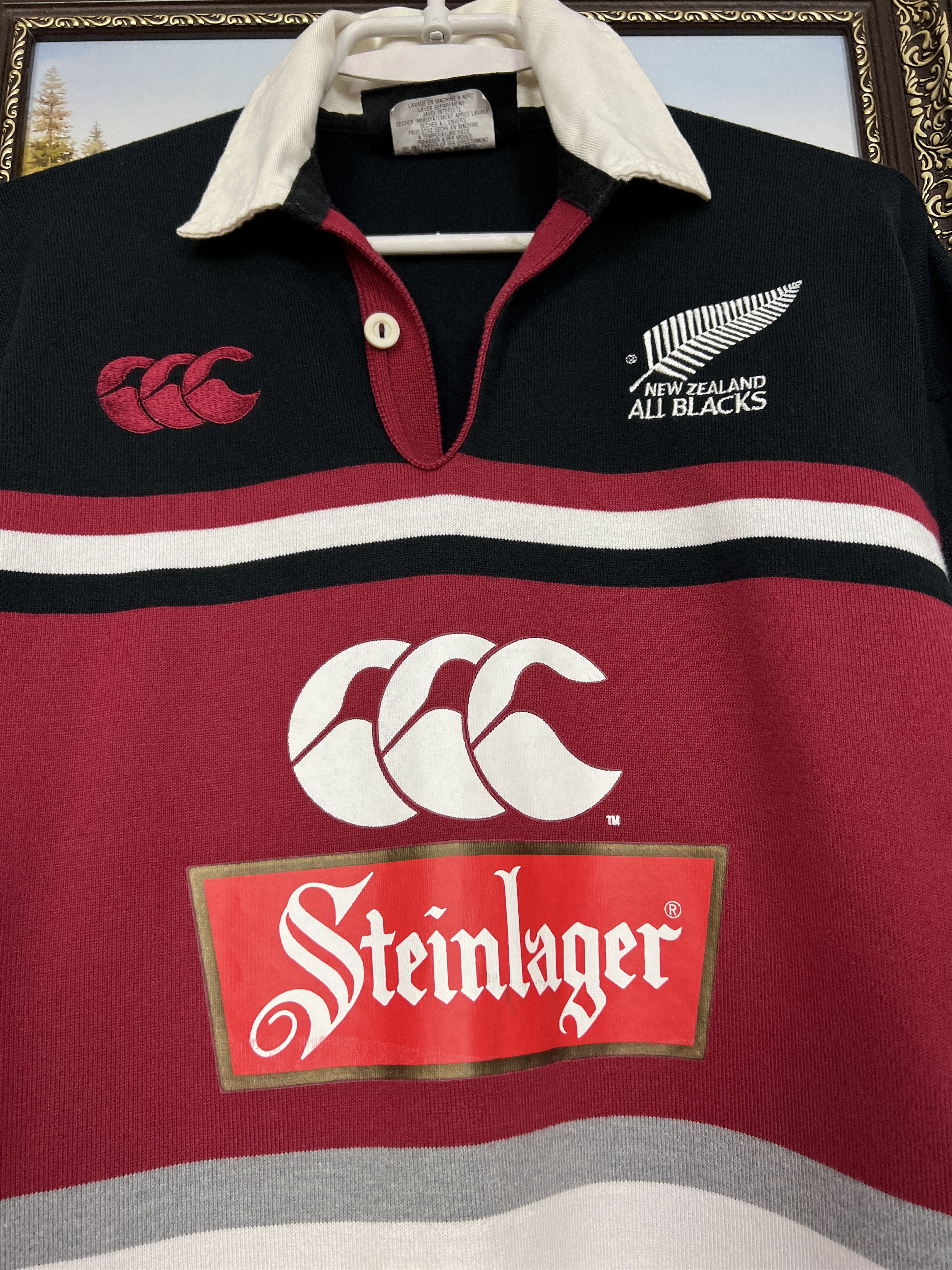 Vintage Canterbury All Blacks Rugby Union Long Sleeve Jersey