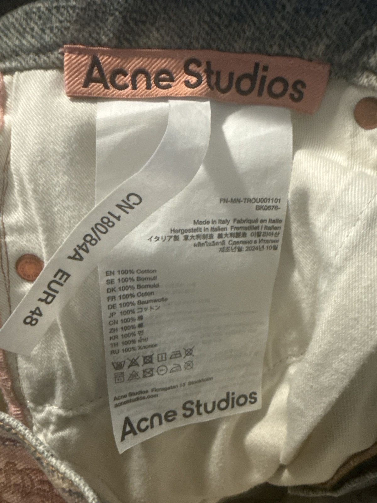 Acne Studios Acne studios candy chain 3d print wide Size US 32 / EU 48 - 3 Thumbnail