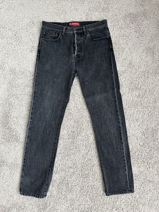 Supreme stone best sale washed slim jean