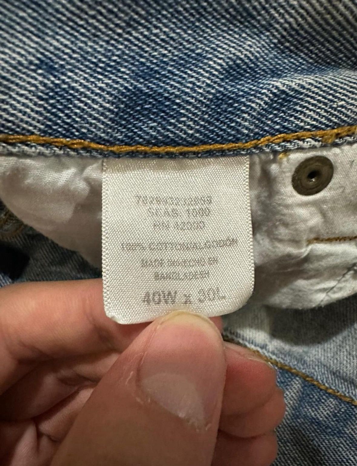 Other Basic Editions light wash denim jeans Size US 40 / EU 56 - 4 Thumbnail