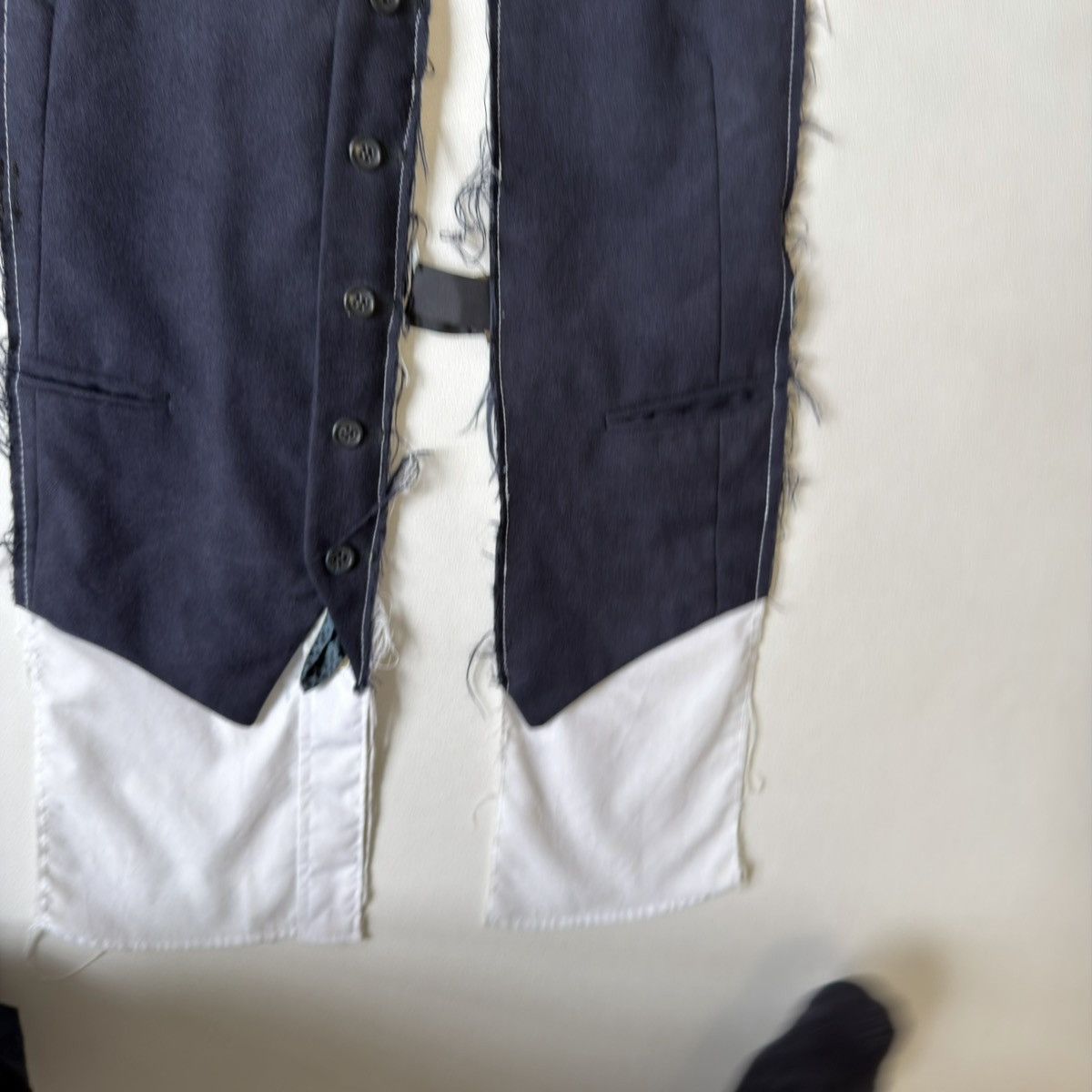 Maison Margiela ⓪ Artisanal Reworked Shirt+Tie+Vest Size US M / EU 48-50 / 2 - 10 Thumbnail
