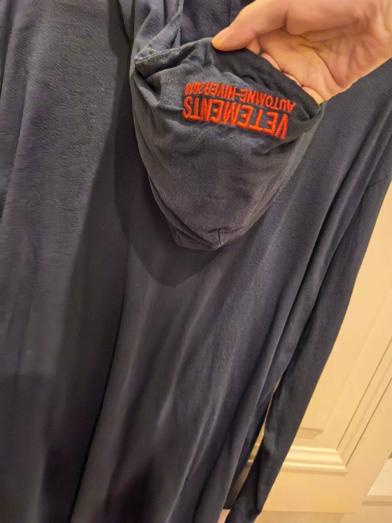 Vetements Vetements German tank long-sleeve hooded sweatshirt Size US XS / EU 42 / 0 - 4 Thumbnail
