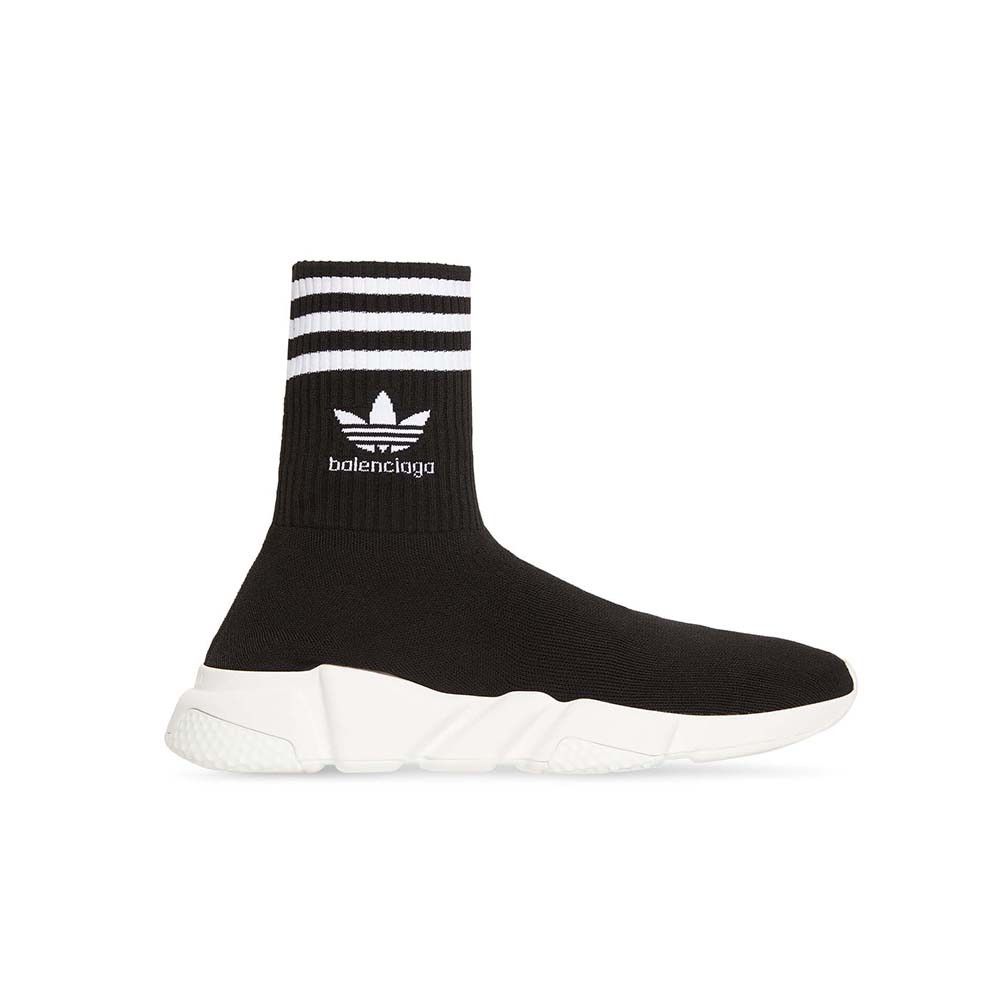 o1in1g1223 Balenciaga / Adidas Speed Sneaker in Black/White