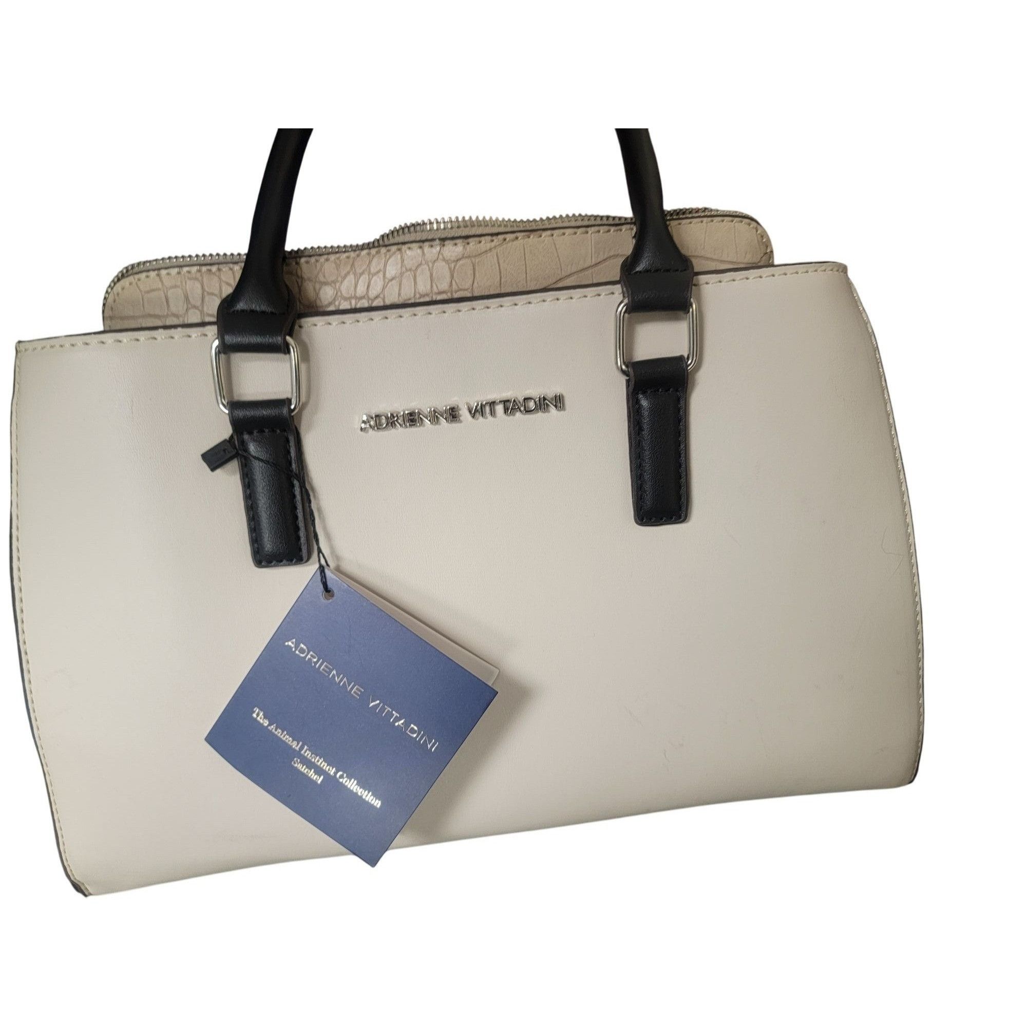 Other Adrienne Vittadini Animal Instinct Satchel Handbag With Remo Size ONE SIZE - 1 Preview