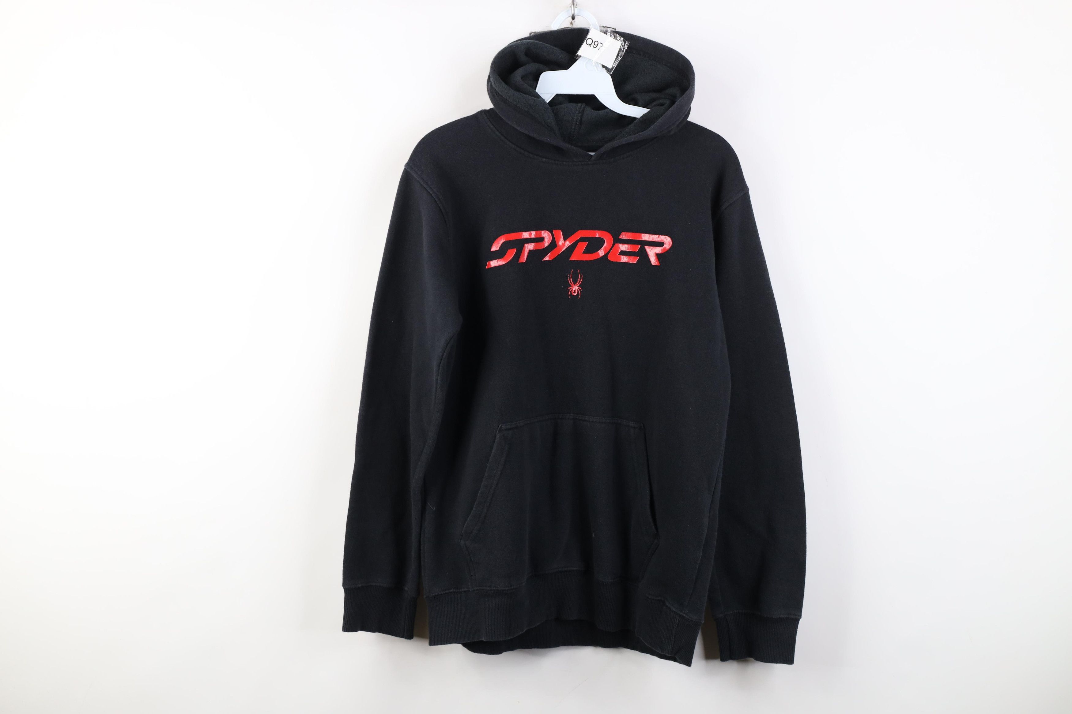 Spyder Vintage Y2K Spyder Spell Spider Logo Hoodie Sweatshirt Black Size US S / EU 44-46 / 1 - 1 Thumbnail