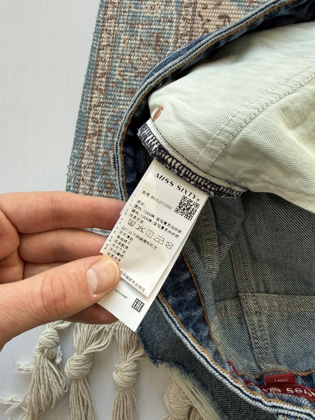 Miss Sixty Y2K Miss Sixty Denim Mini Skirt Size M Size 26" / US 2 / IT 38 - 8 Thumbnail