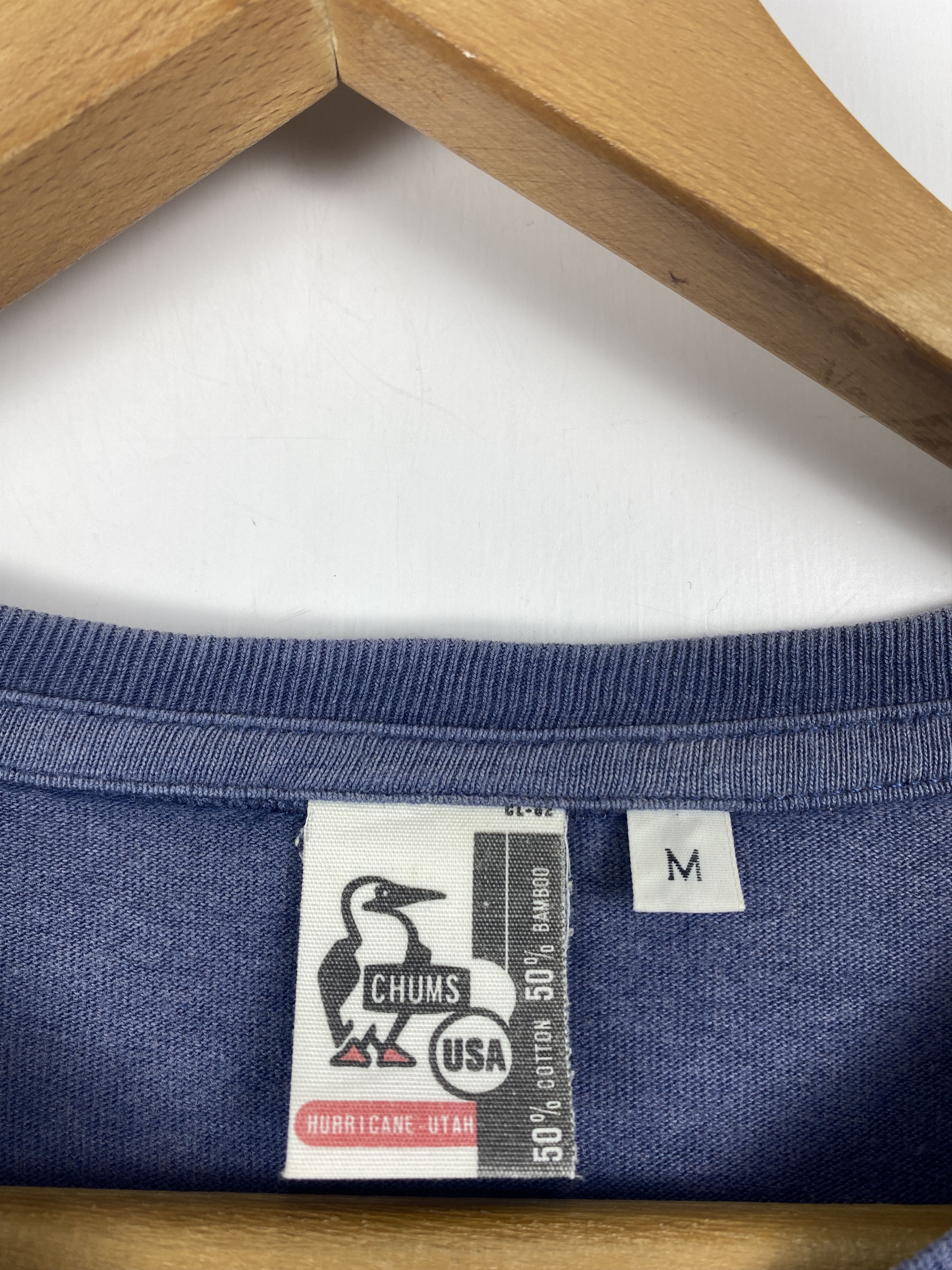 Chums Vintage Chums Puzzle Logo Center Made In USA Tee T0003 Size US M / EU 48-50 / 2 - 5 Thumbnail