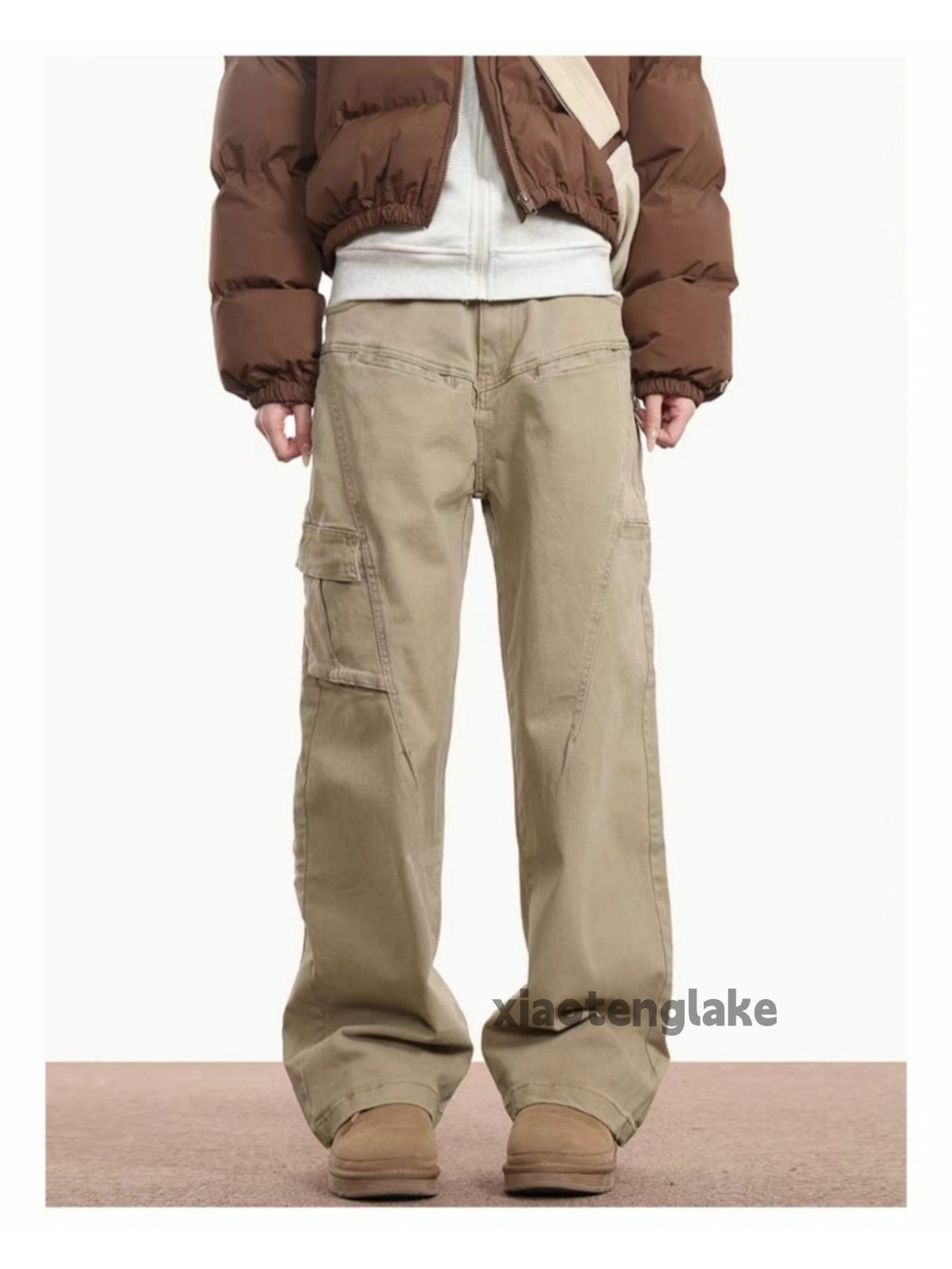 Designer × Japanese Brand × Vintage washed faded workwear loose baggy cargo pants Size US 32 / EU 48 - 1 Thumbnail