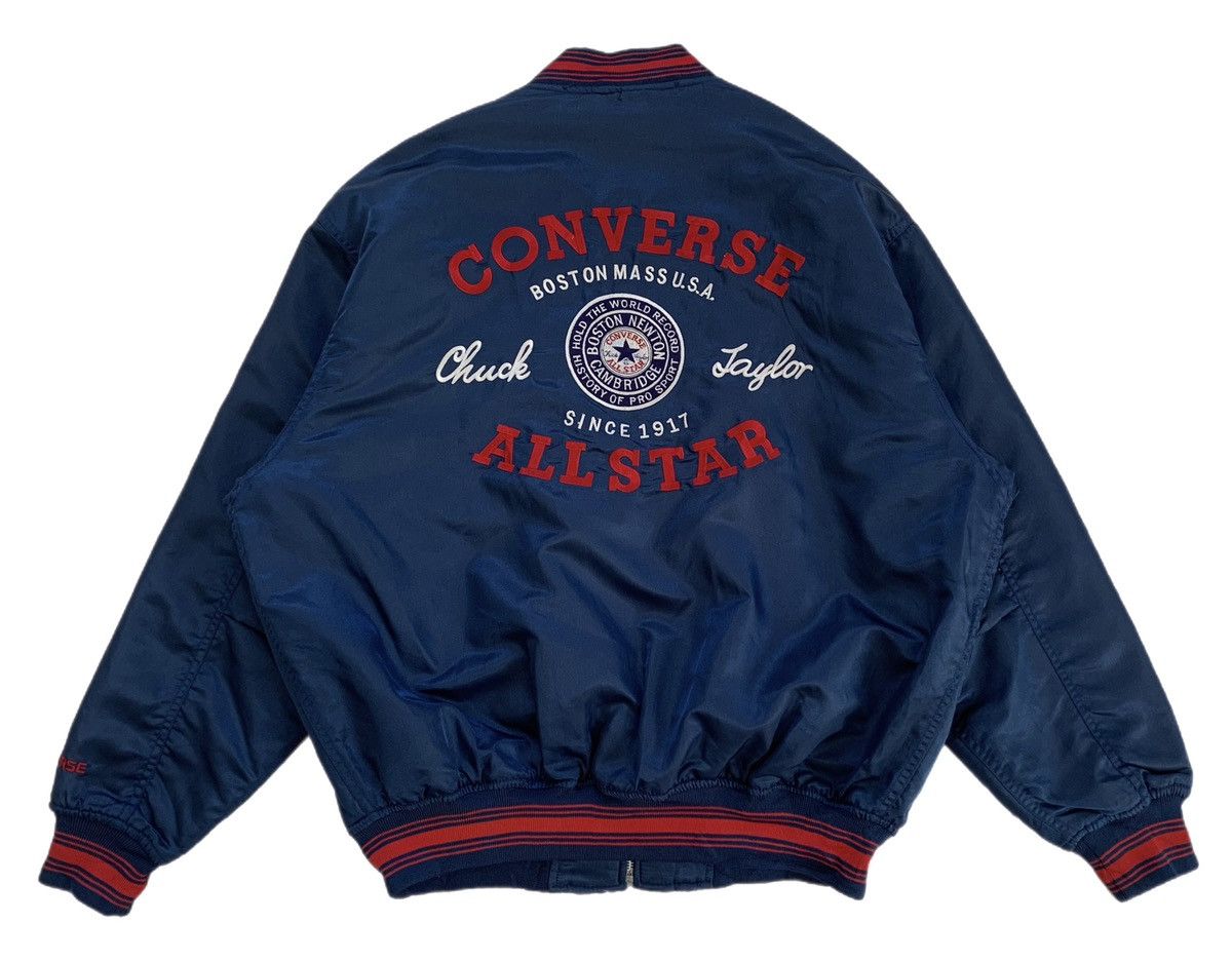Converse Vintage Big Logo Converse Bomber Jacket Size US XL / EU 56 / 4 - 1 Thumbnail