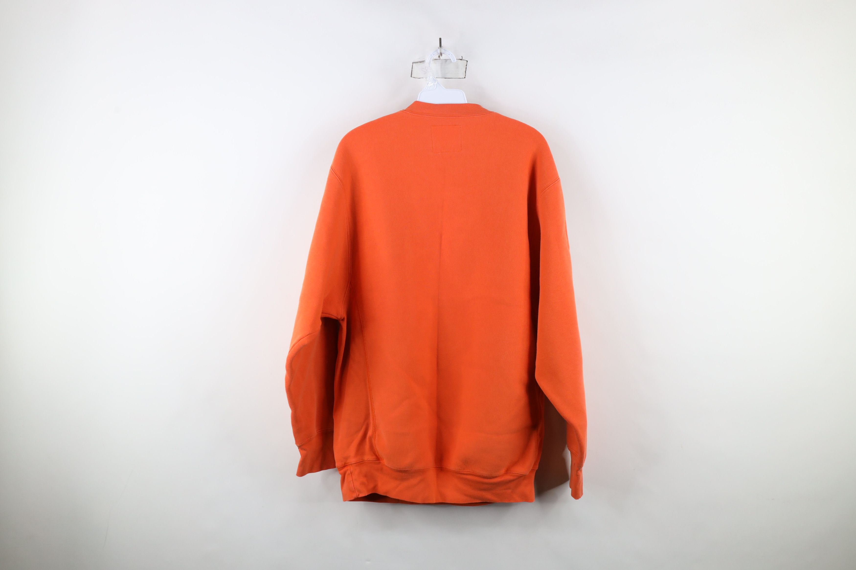 Vintage Vintage 90s Bowling Green State University Sweatshirt Orange Size US L / EU 52-54 / 3 - 11 Thumbnail