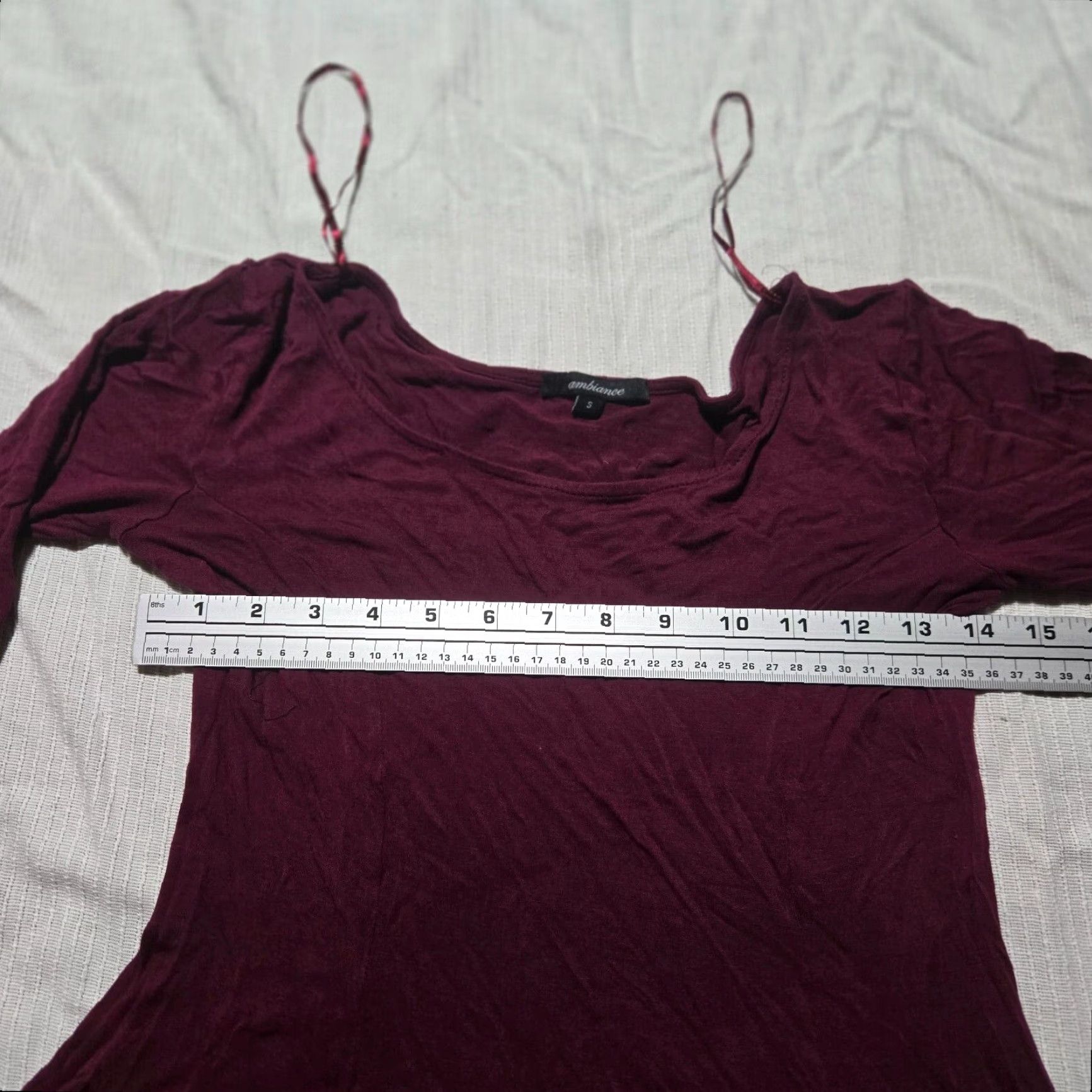 Vintage Ambiance Women's Plum Purple Long Sleeve Sheath Dress Small Size S / US 4 / IT 40 - 4 Thumbnail