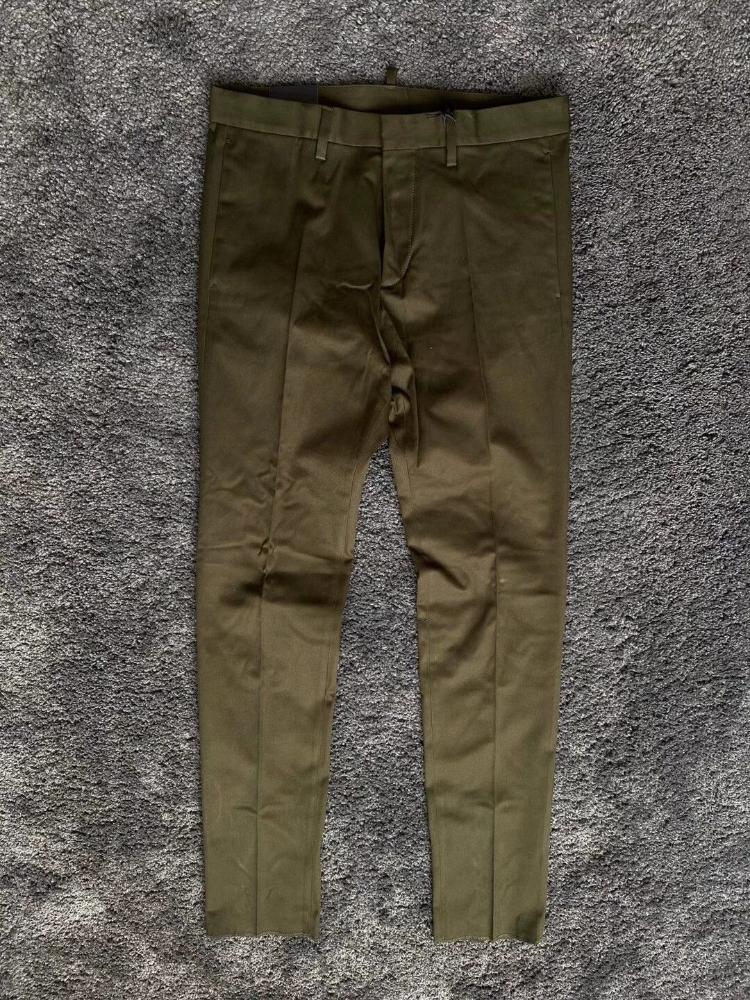 Dsquared2 Dsquared2 20SS Cool Guy Deep Green Slim Straight Pants Size US 28 / EU 44 - 1 Thumbnail