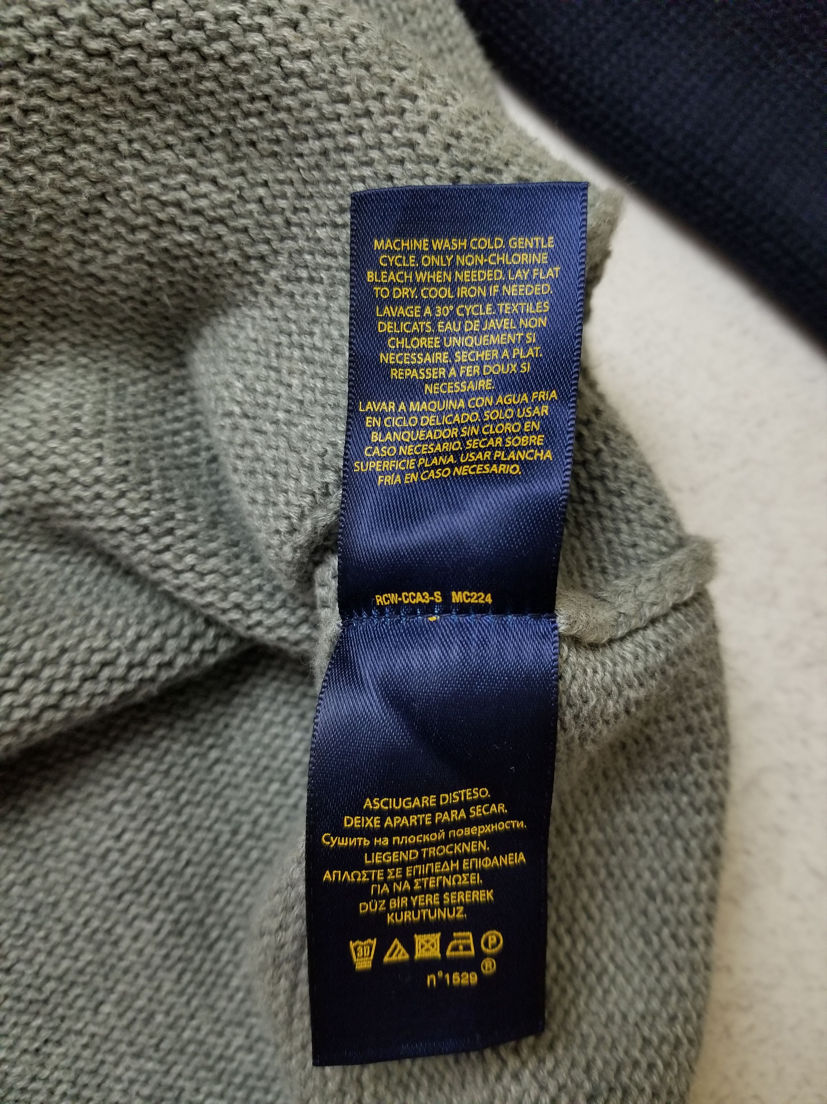 Polo Ralph Lauren POLO Ralph Lauren Cardigan Shawl Collar Youth XL Men's S Size US XS / EU 42 / 0 - 6 Thumbnail