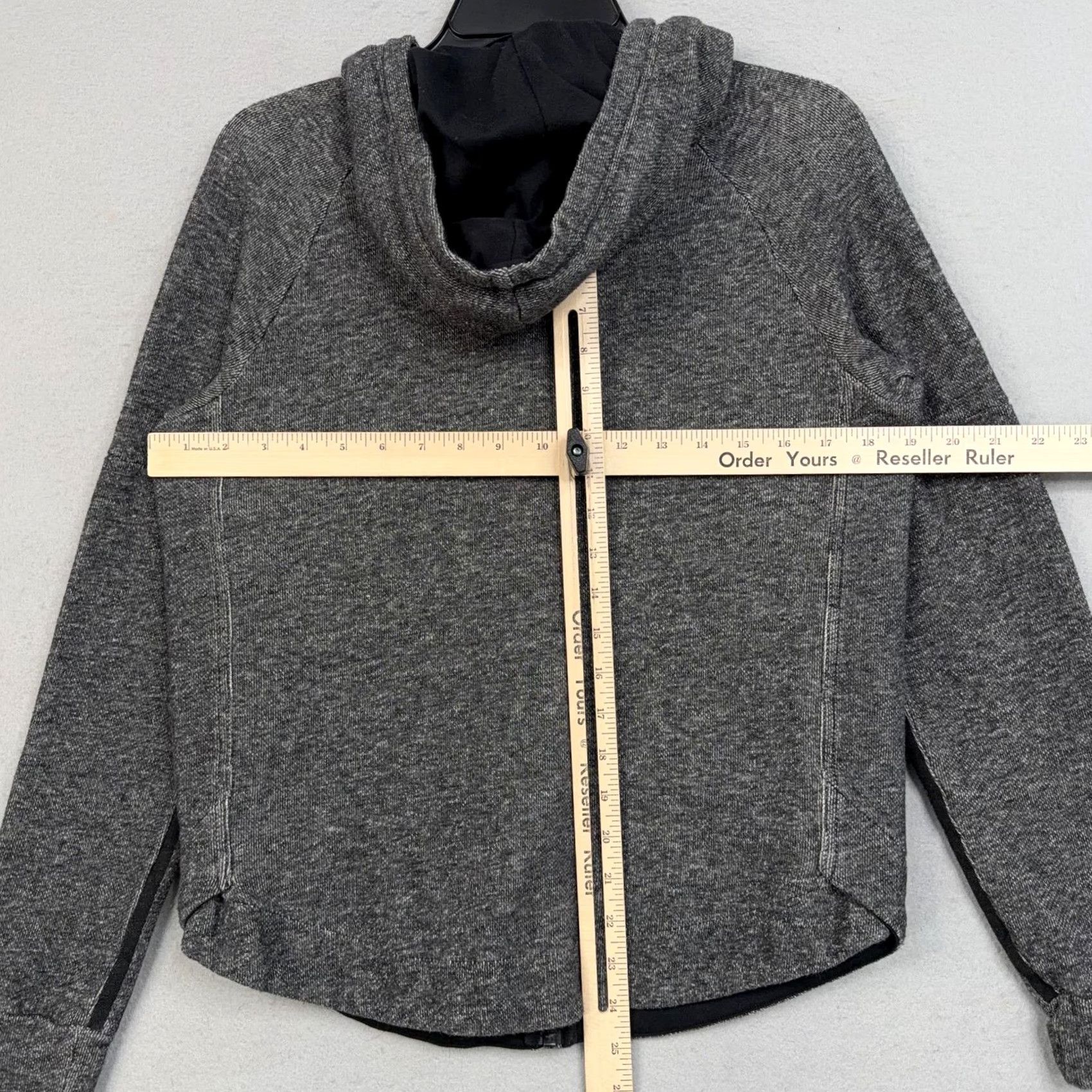Adidas Adidas Hoodie Womens Small Heather Gray Full Zip Terry Sweatshirt Logo Jacket Size S / US 4 / IT 40 - 7 Thumbnail