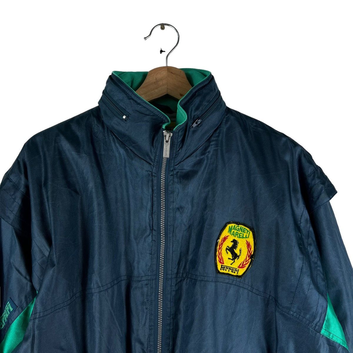 Japanese Brand 🔥VINTAGE BOMBER JACKET FERRARI RACING BIG LOGO DESIGN Size US M / EU 48-50 / 2 - 2 Thumbnail