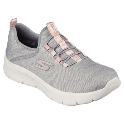 SKECHERS Skechers Womens Go Walk Flex Lucy Walking Shoes, Gray/Pink, Size US 8.5 / IT 38.5 - 1 Thumbnail