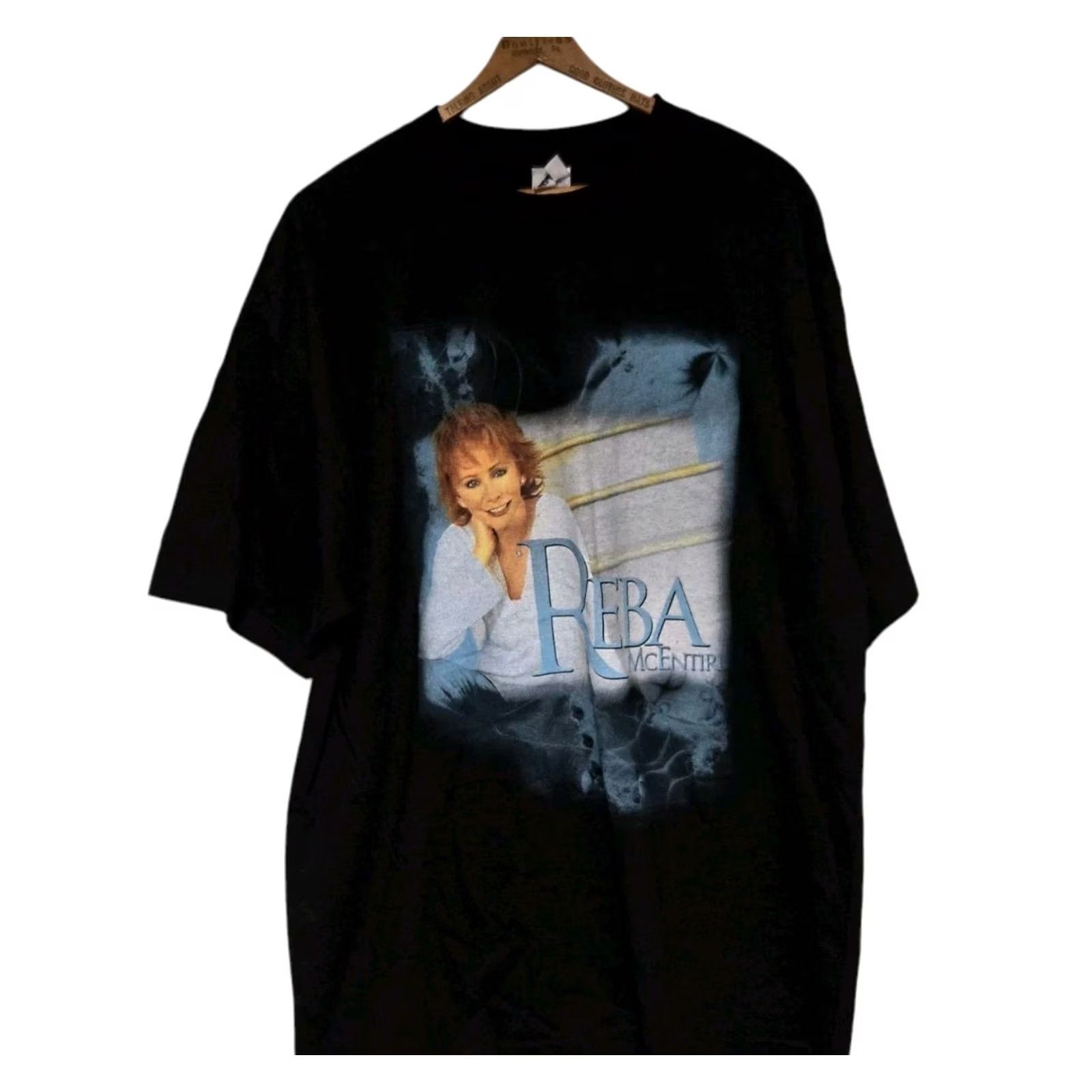 AAA Reba McEntire Tour Shirt 2007 Black Adult Large Shirt Unisex Adults L Black Graphic Tee Band 2000s Mens Womens Size US L / EU 52-54 / 3 - 3 Thumbnail