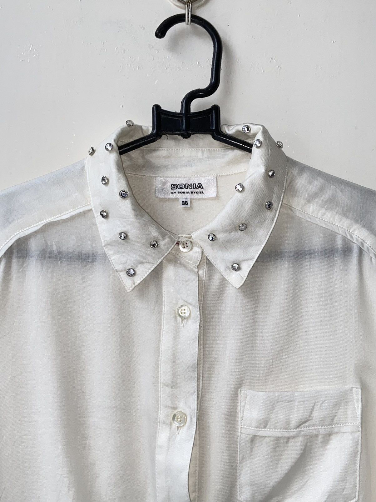 Sonia Rykiel SONIA By SONIA RYKIEL White Shirt Size S / US 4 / IT 40 - 13 Thumbnail