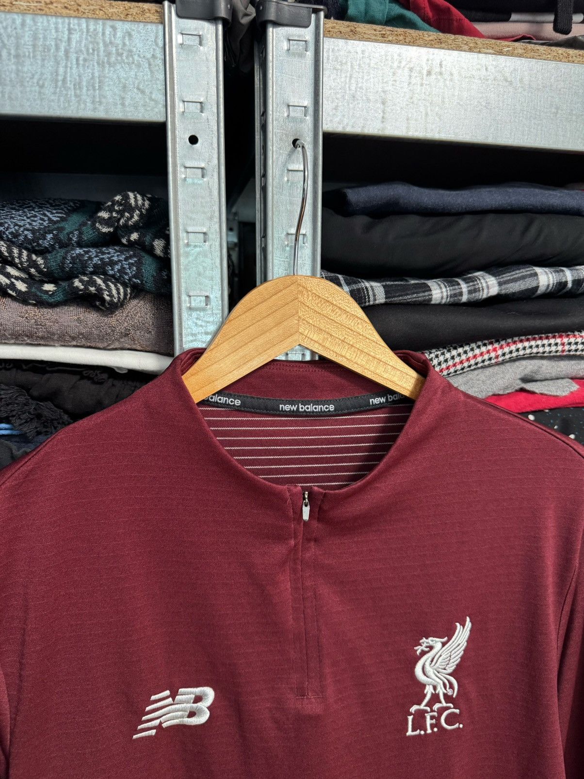 New Balance New Balance Liverpool Long Sleeve Training Shirt Jersey LFC Size US M / EU 48-50 / 2 - 5 Thumbnail