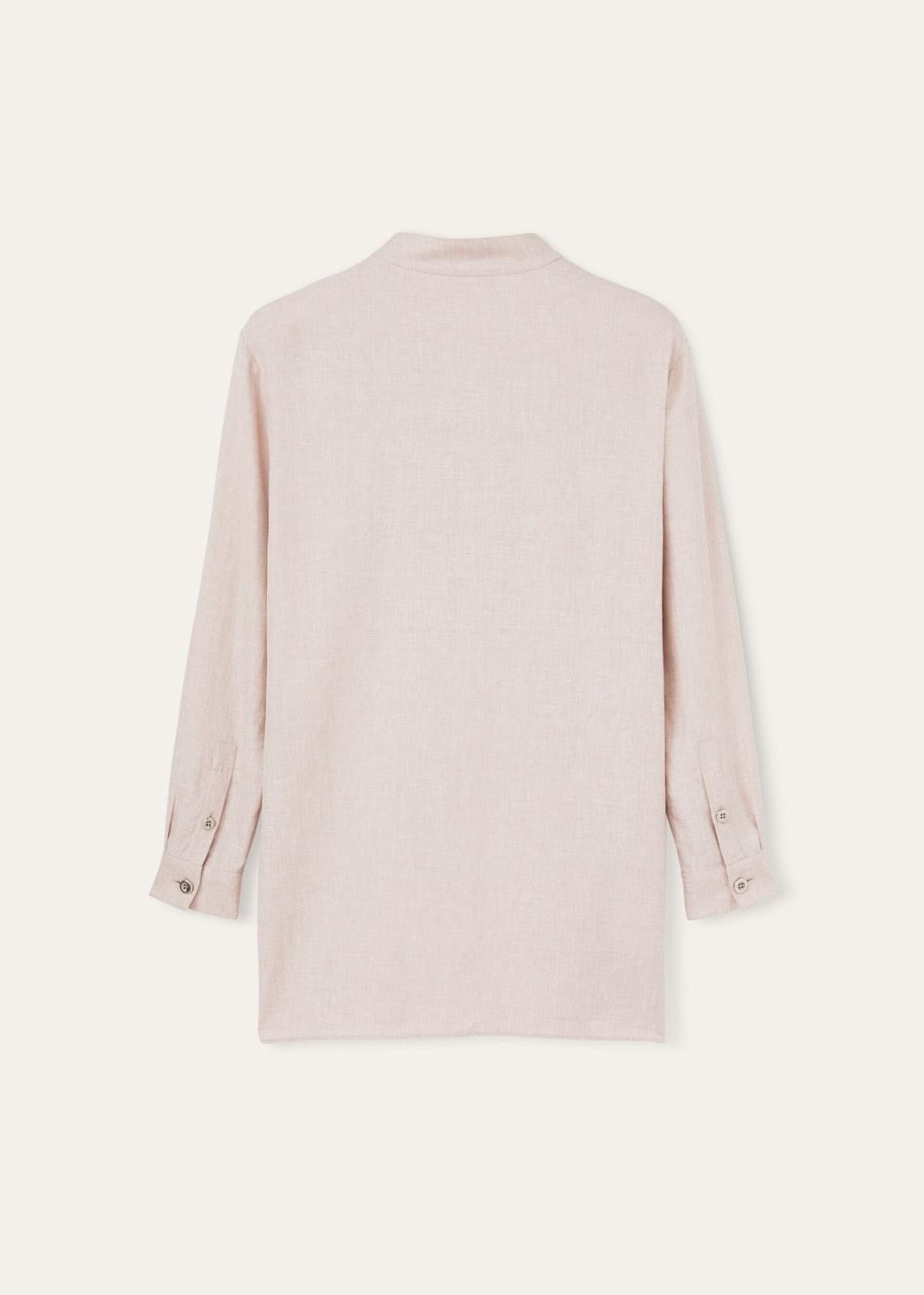 Loro Piana o1srvl11e0725 FAN6583 Ruth Shirt in Light Pink Size L / US 10 / IT 46 - 8 Thumbnail