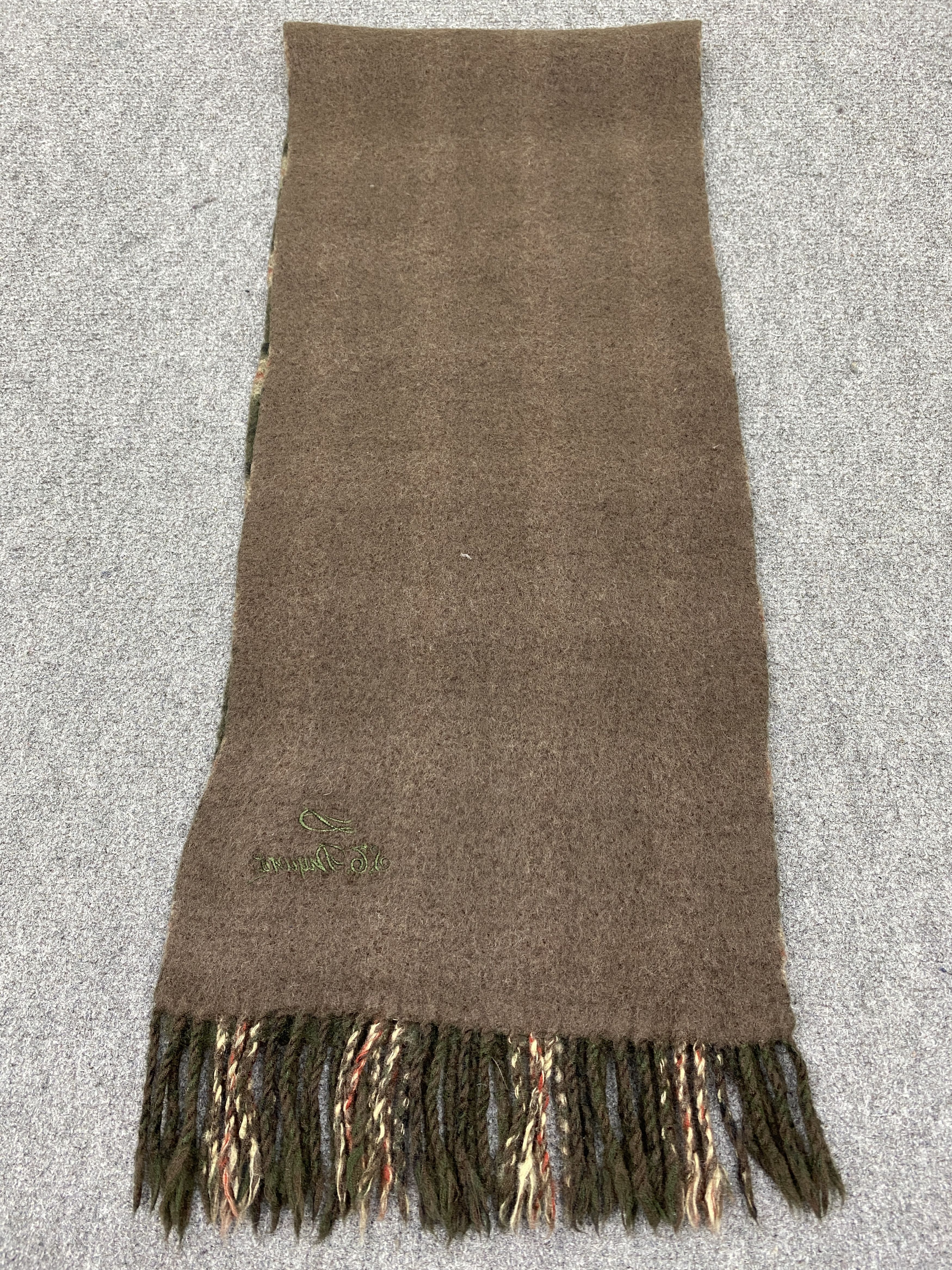 Japanese Brand Vintage S.T. Dupont Scarf / Muffler / Neckwear P058 Size ONE SIZE - 6 Thumbnail