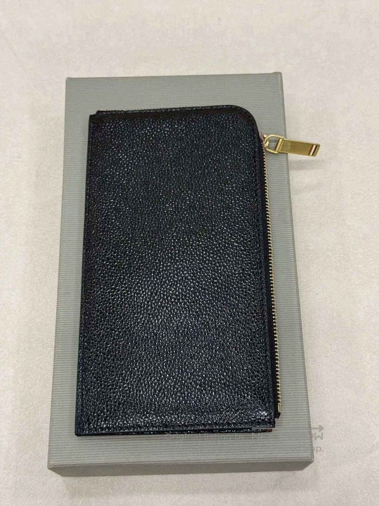 Thom Browne Thom Browne Classic Card Holder Wallet. Size ONE SIZE - 3 Thumbnail