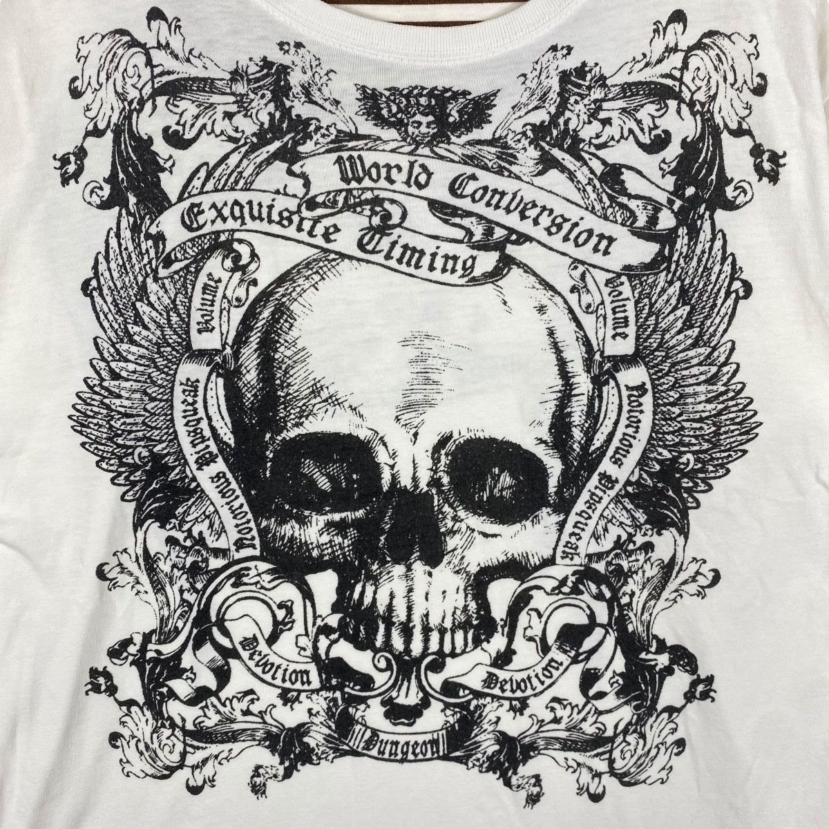 Japanese Brand Japanese Brand DEFECTIVE STRUCT Punk Skull Long Sleeve Tee Size US L / EU 52-54 / 3 - 2 Thumbnail