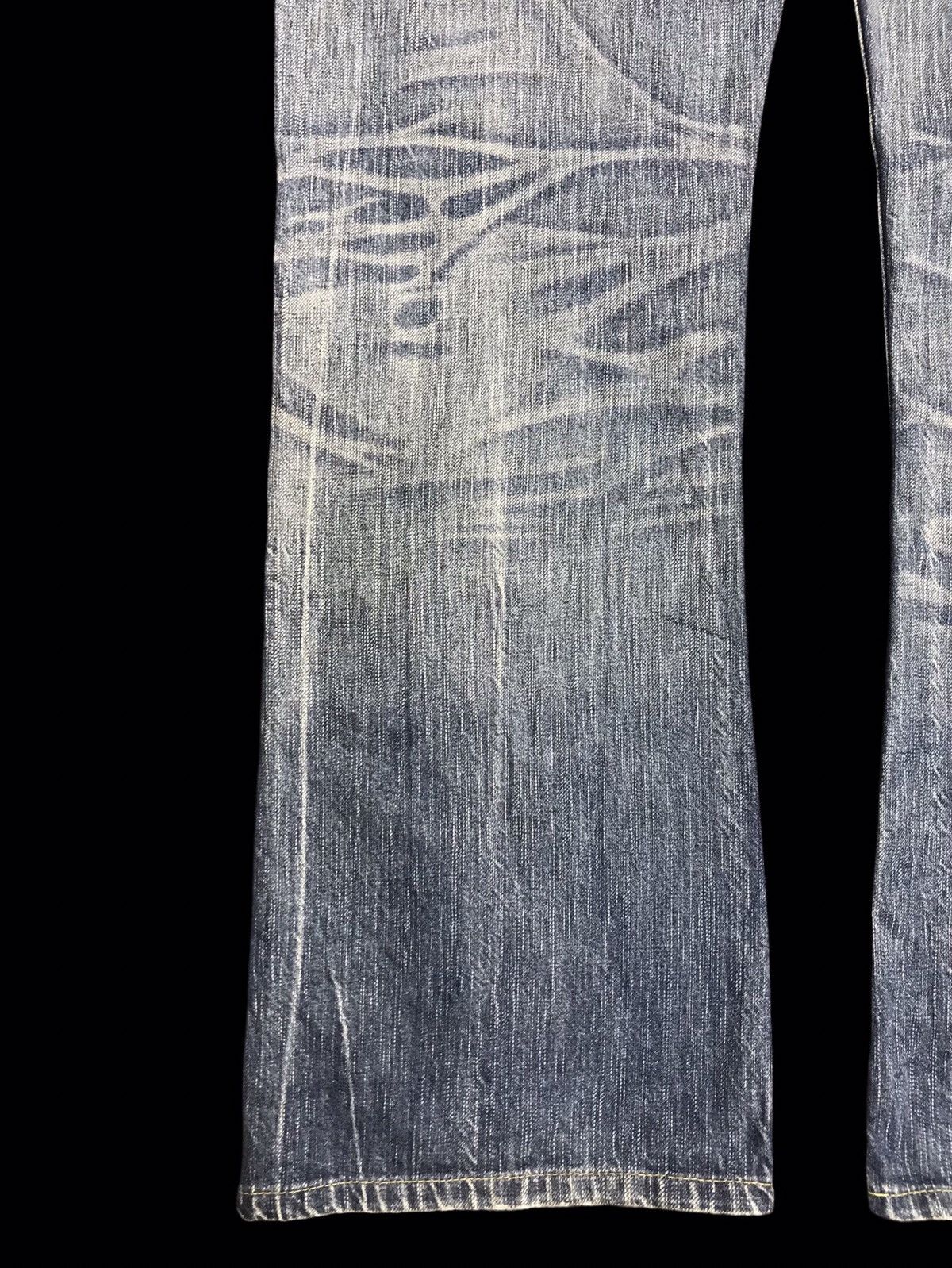 Edwin 💥FLARE💥ARCHIVAL EDWIN 503 SICK FADES FLARE DENIM F416 Size US 35 - 15 Thumbnail