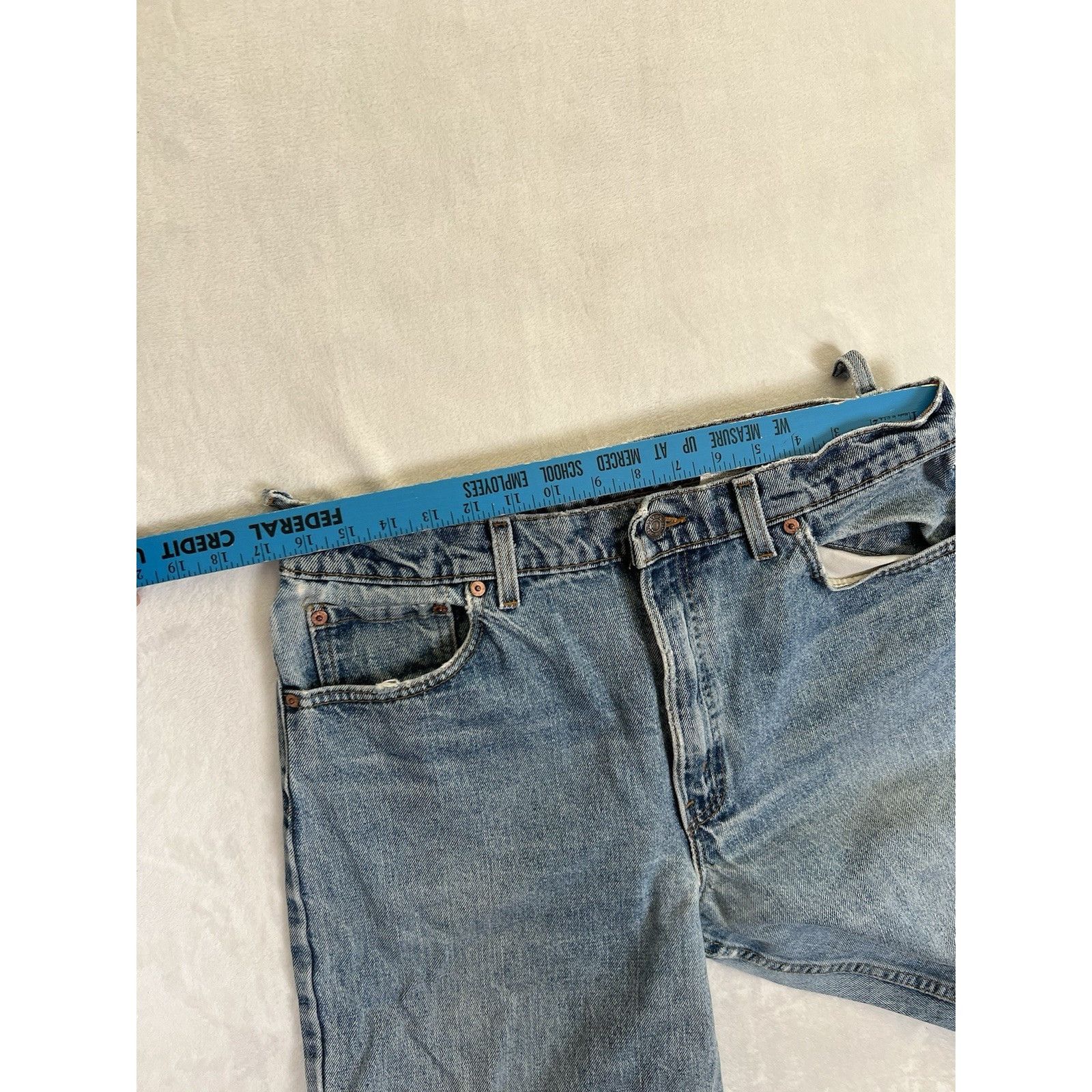 Levi's Vintage Levi’s 550 Blue Denim Jeans Size 34x34 Relax Fit Tap Size US 34 / EU 50 - 5 Thumbnail