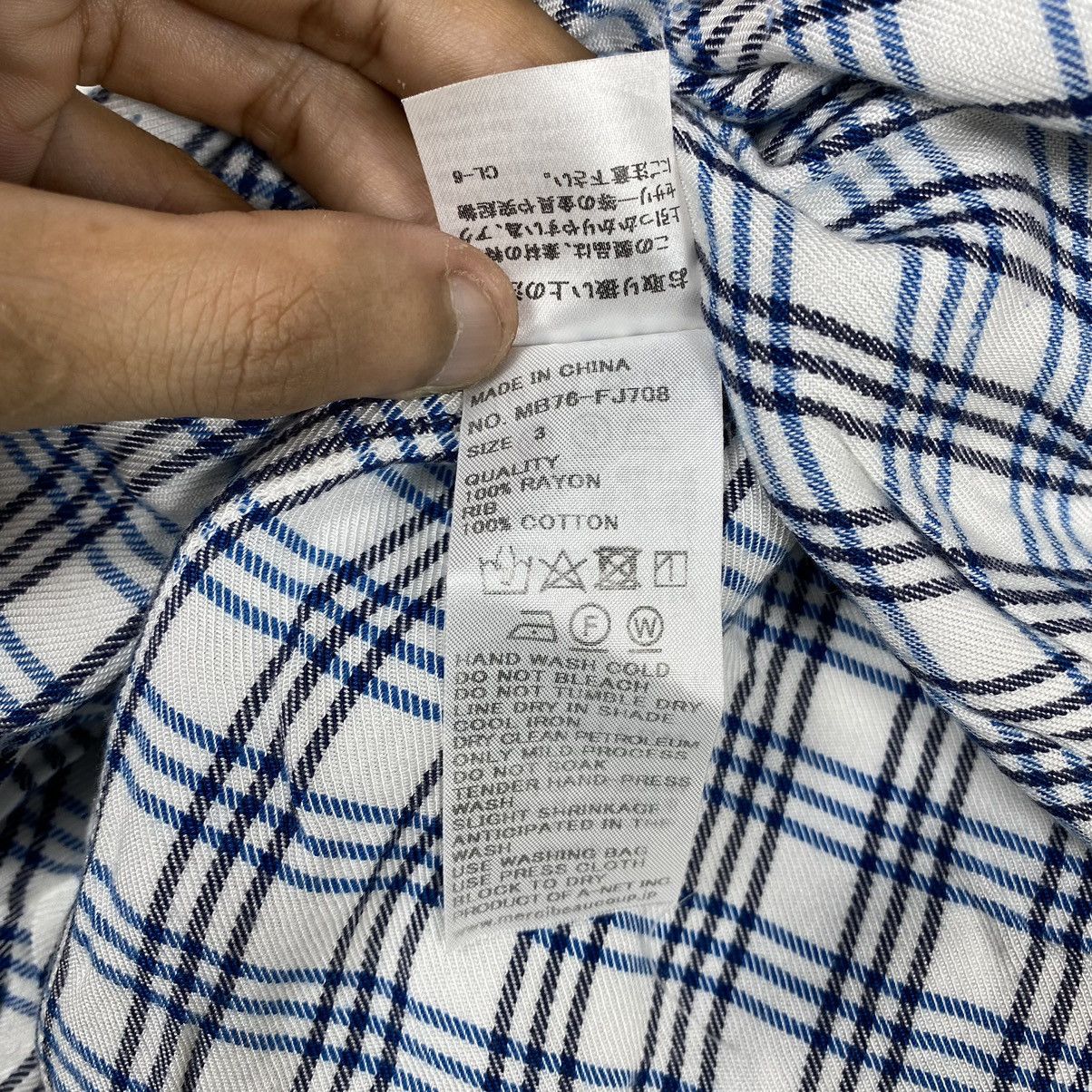 mercibeaucoup IS MERCIBEAUCOUP RAYON COTTON CHECKED PLAID BUTTON UP Size US M / EU 48-50 / 2 - 11 Thumbnail