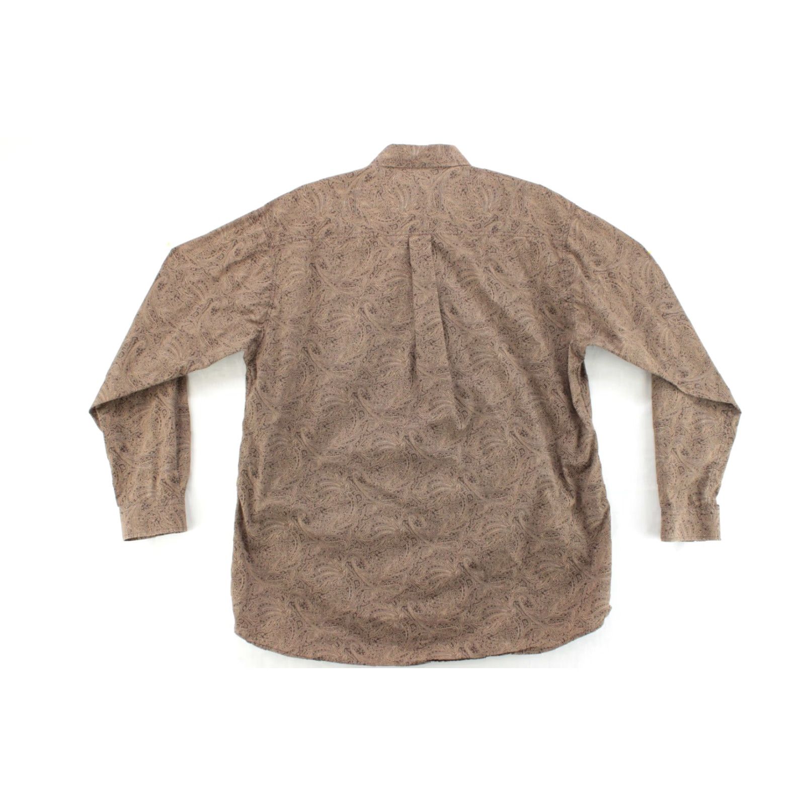 Vintage Cinch Shirt Mens XL Long Sleeve Button-Down Brown Paisley Print Western EUC Size US XL / EU 56 / 4 - 4 Thumbnail