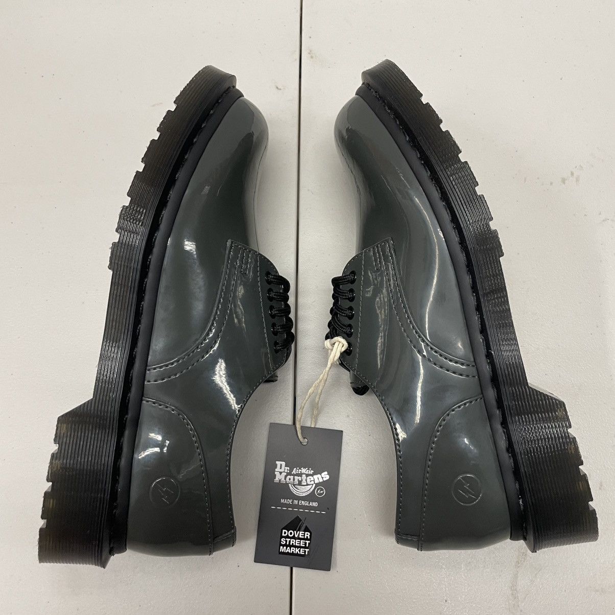 Dr. Martens × Fragment Design Dover St Market Hollingborn Patent Leather 1461 Size US 7 / EU 40 - 7 Thumbnail