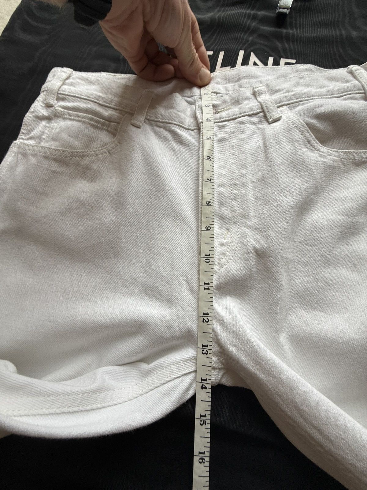 Celine Celine white jeans mid wasit slim leg 30 Hedi Slimane grail Size US 30 / EU 46 - 9 Thumbnail