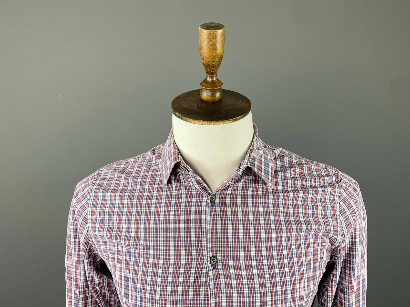 A.P.C. Men A.P.C. Multicolor Check Button Down Shirt Size S Size US S / EU 44-46 / 1 - 2 Thumbnail