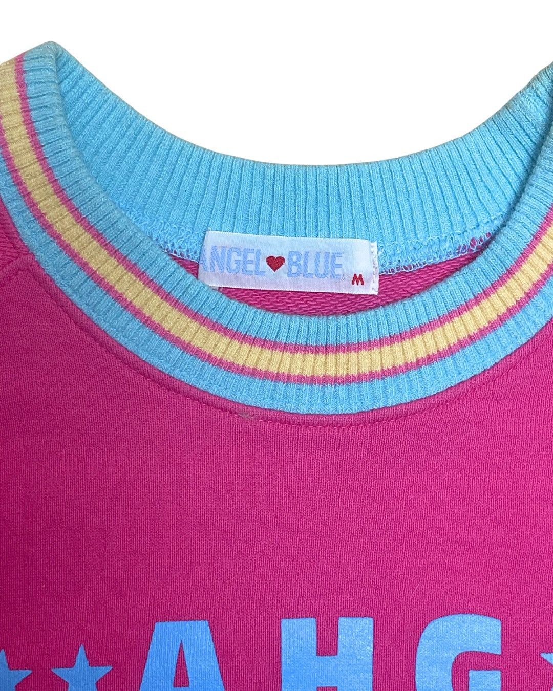 Angel Blue Vintage Angel Blue Pink Graphic Sweatshirt Size S / US 4 / IT 40 - 4 Thumbnail