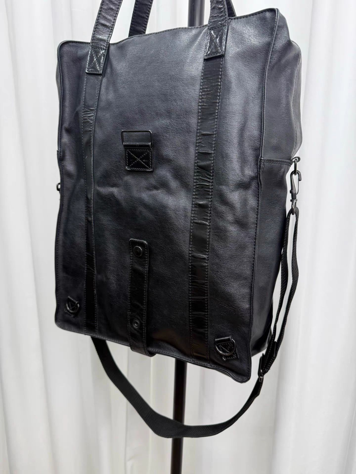 Yohji Yamamoto yohji yamamoto y's for men Waxed Handbag / Crossbody Bag K20 Size ONE SIZE - 6 Thumbnail