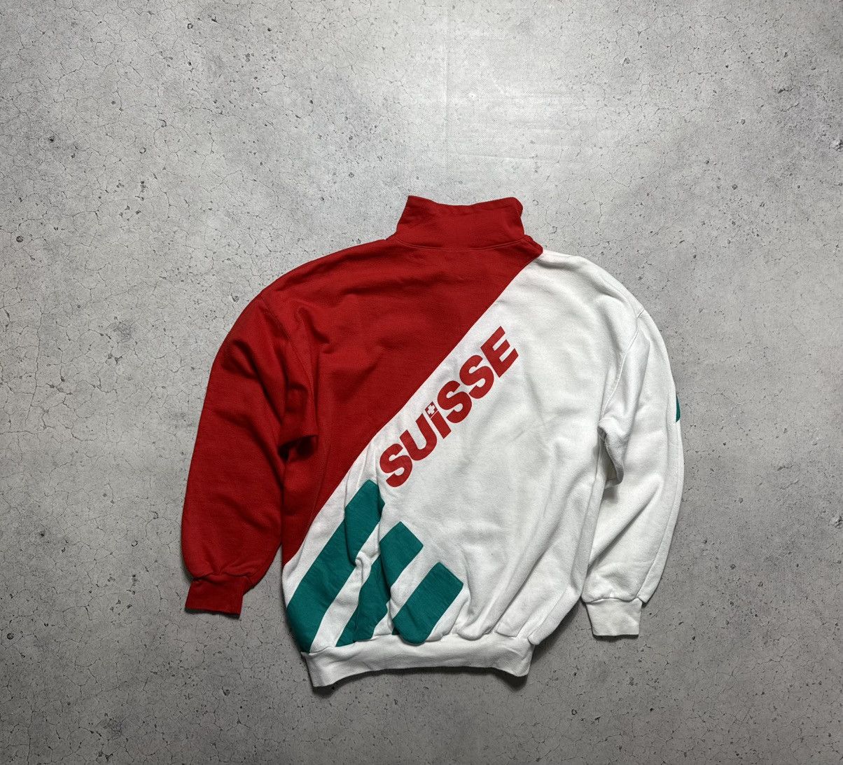 Adidas Adidas Suisse Switzerland Vintage 90’s Football Sweatshirt Size US S / EU 44-46 / 1 - 9 Thumbnail