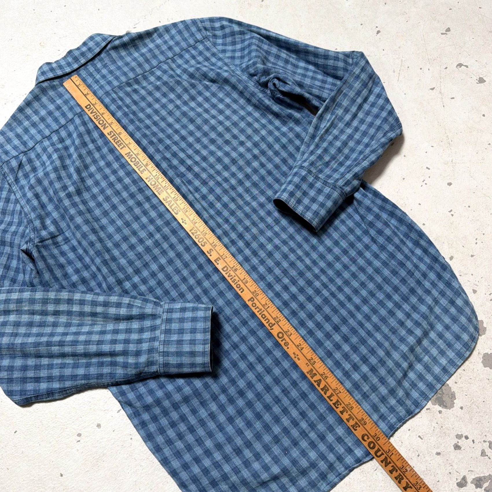 Rogue Territory Rogue Territory Cotton Gingham Flannel Plaid Button Work Shirt Made USA M Size US M / EU 48-50 / 2 - 7 Thumbnail