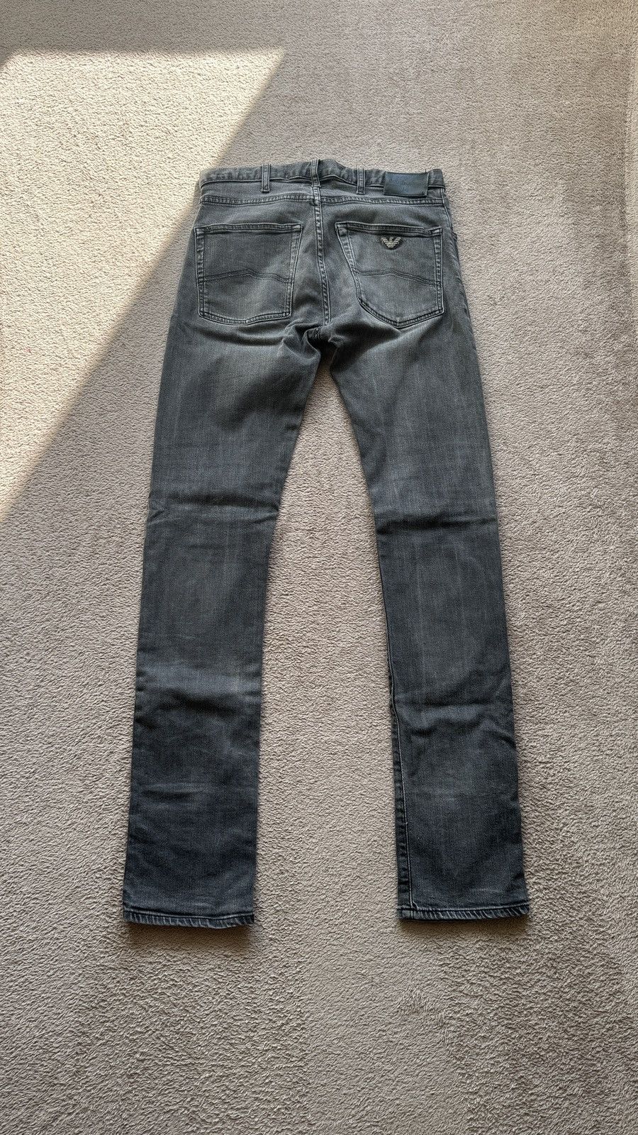 Armani Armani Jeans Straight Y2K Faded Denim LGB amiri acne ysl Size US 30 / EU 46 - 1 Thumbnail