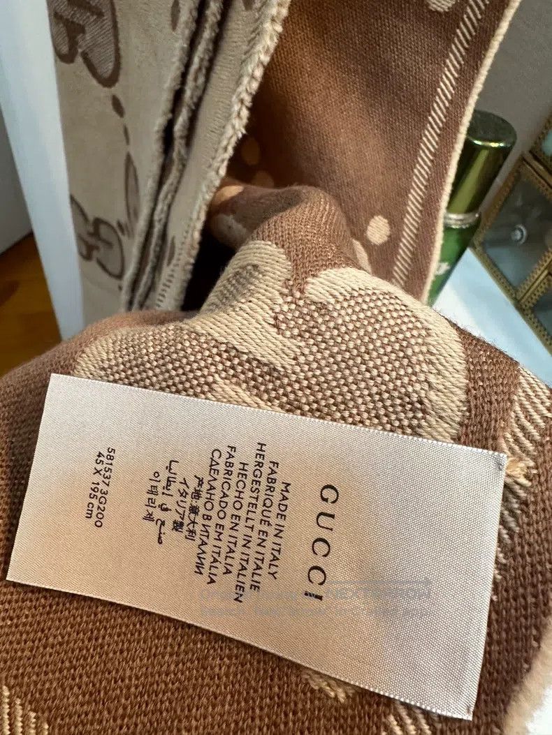 Gucci Gucci Two-sided scarf Size ONE SIZE - 5 Thumbnail