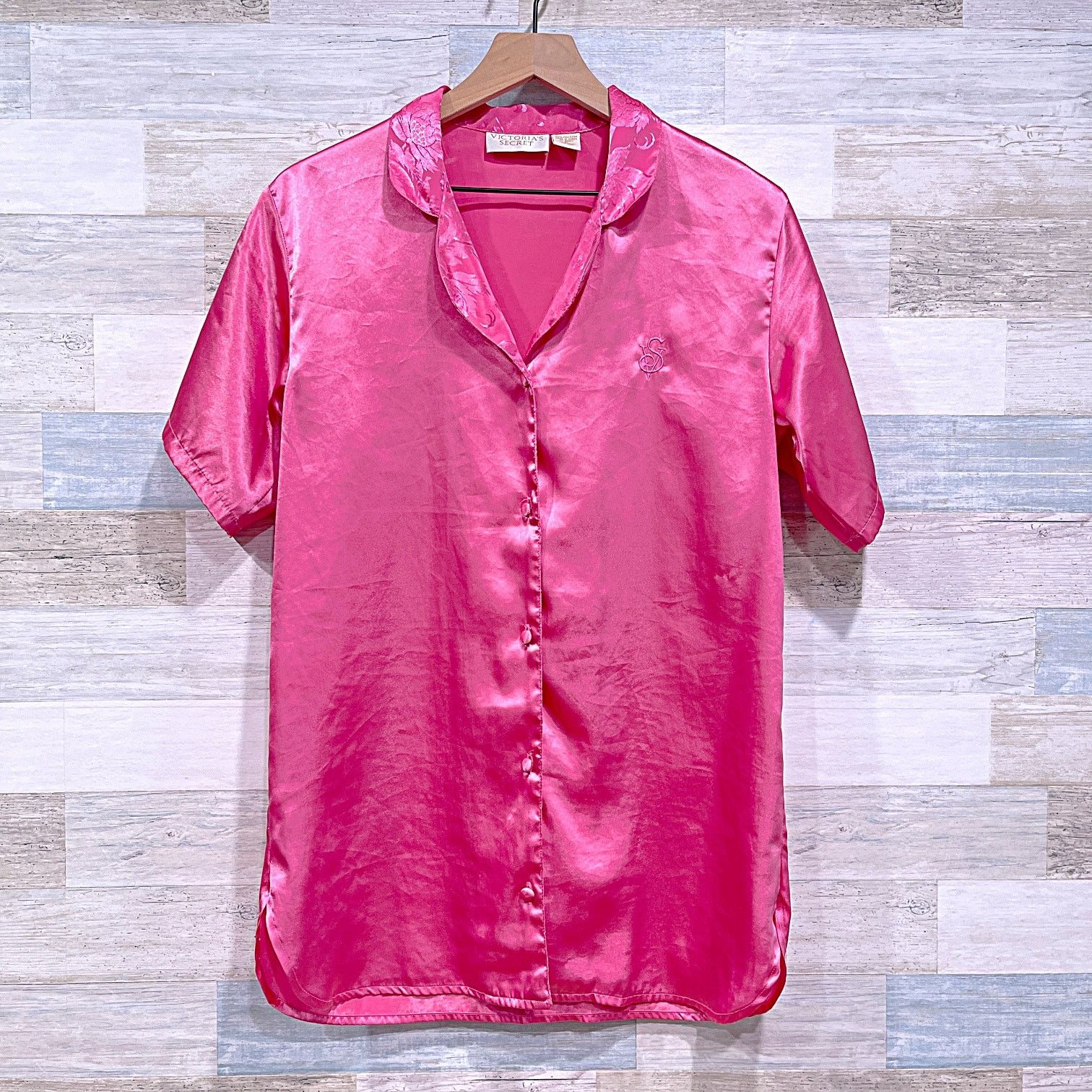 Victoria's Secret Victorias Secret Gold Label Satin Nightshirt Womens XS P Size ONE SIZE - 1 Thumbnail