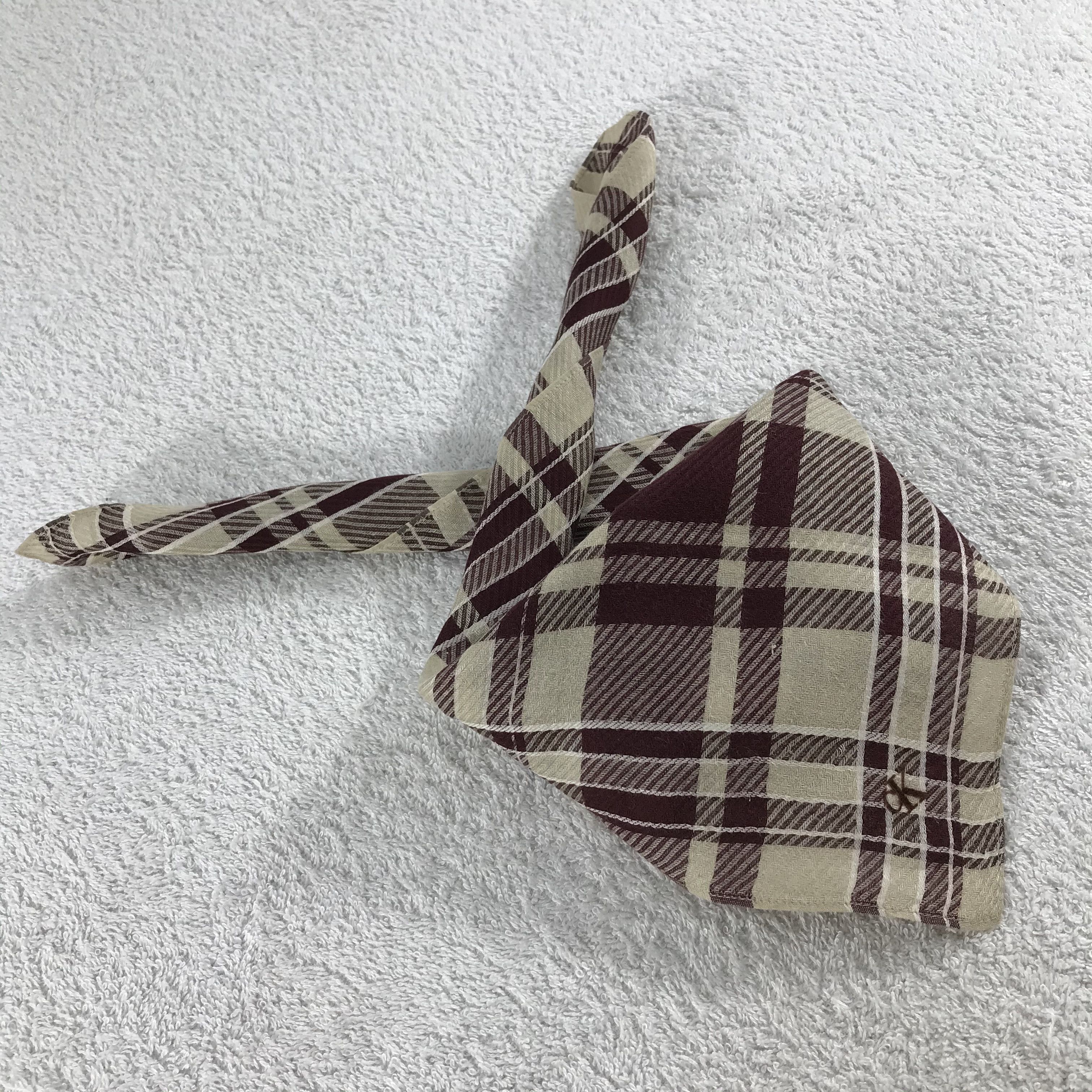 Calvin Klein × Vintage Calvin Klein Bandana / Handkerchief / Neckerchief - S149 Size ONE SIZE - 4 Thumbnail